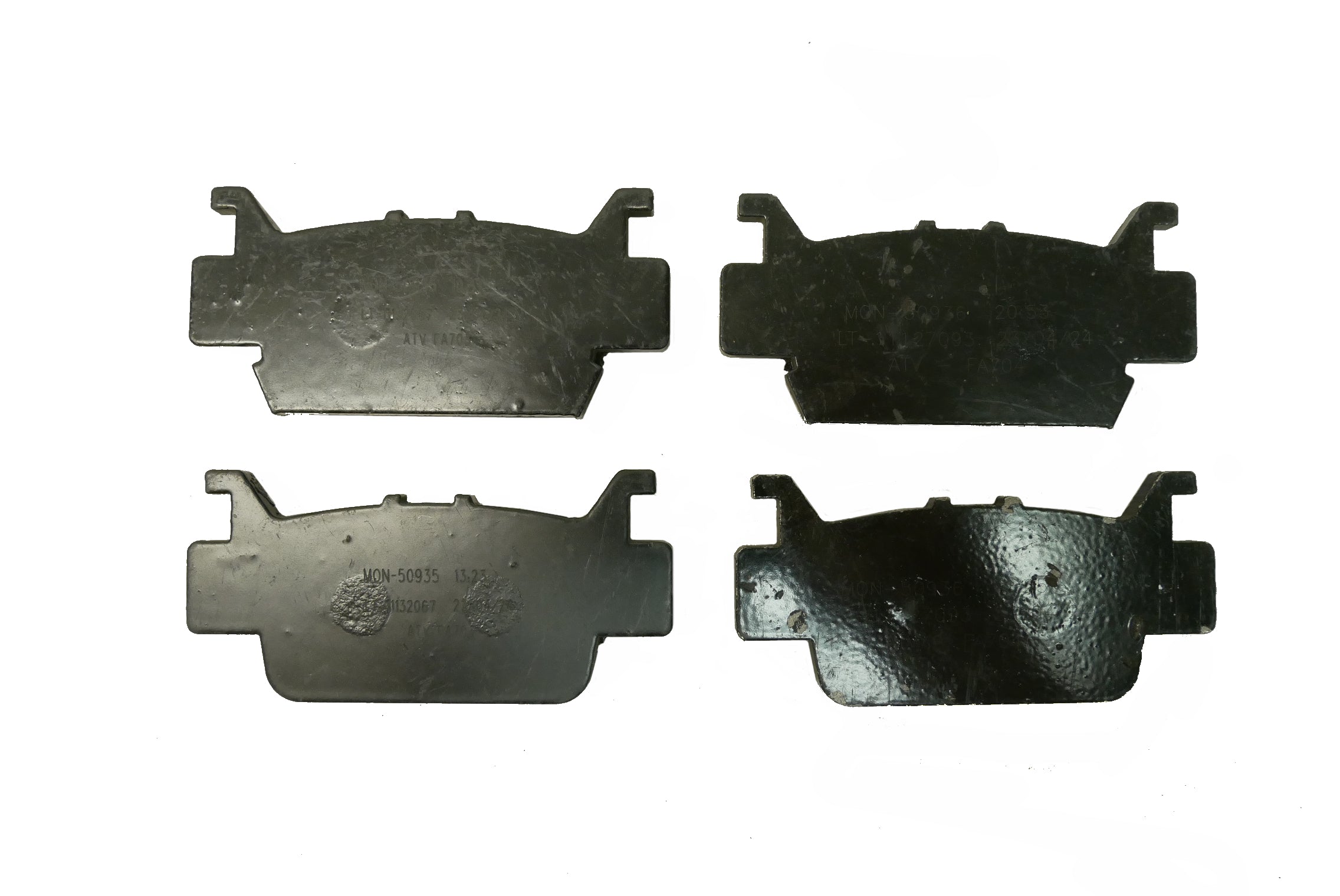 Monster Performance Rear Brake Pad Set for Honda Talon 1000 & Pioneer 1000, Ceramic, Left & Right, Quiet Braking, Low-Dust, All-Weather, Quality Tested 2