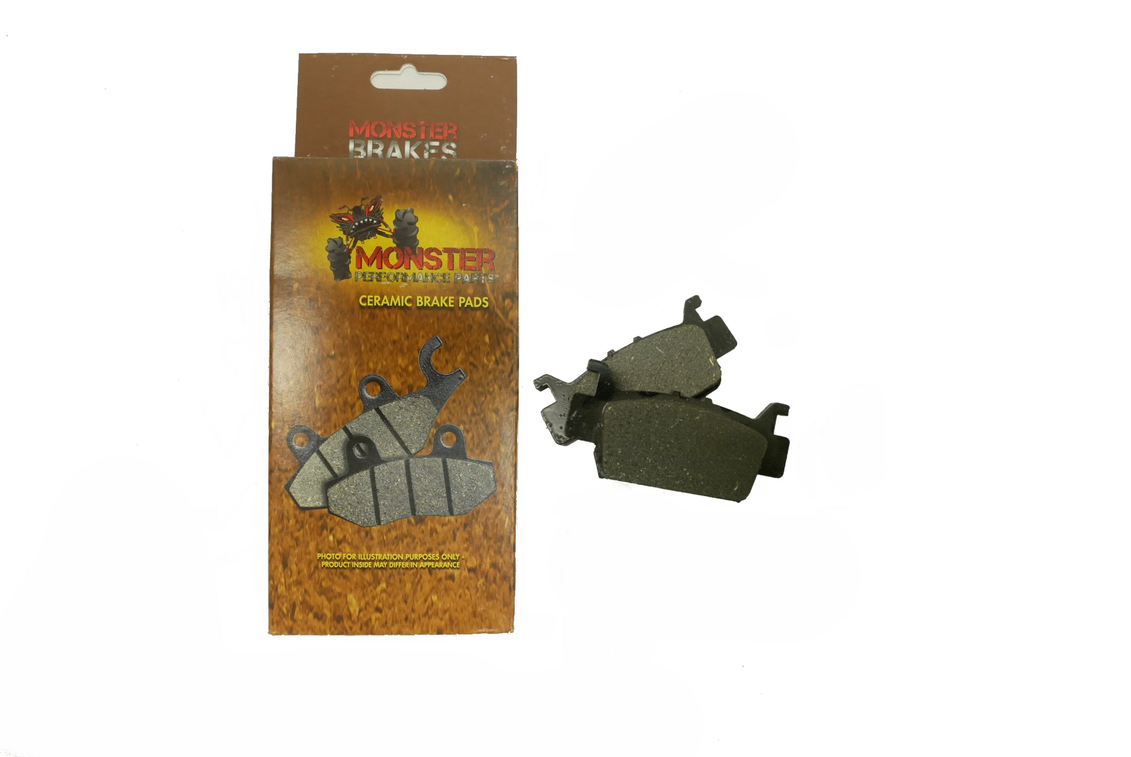 Monster Rear Left Brake Pads for Honda Talon 1000 & Pioneer 1000 3