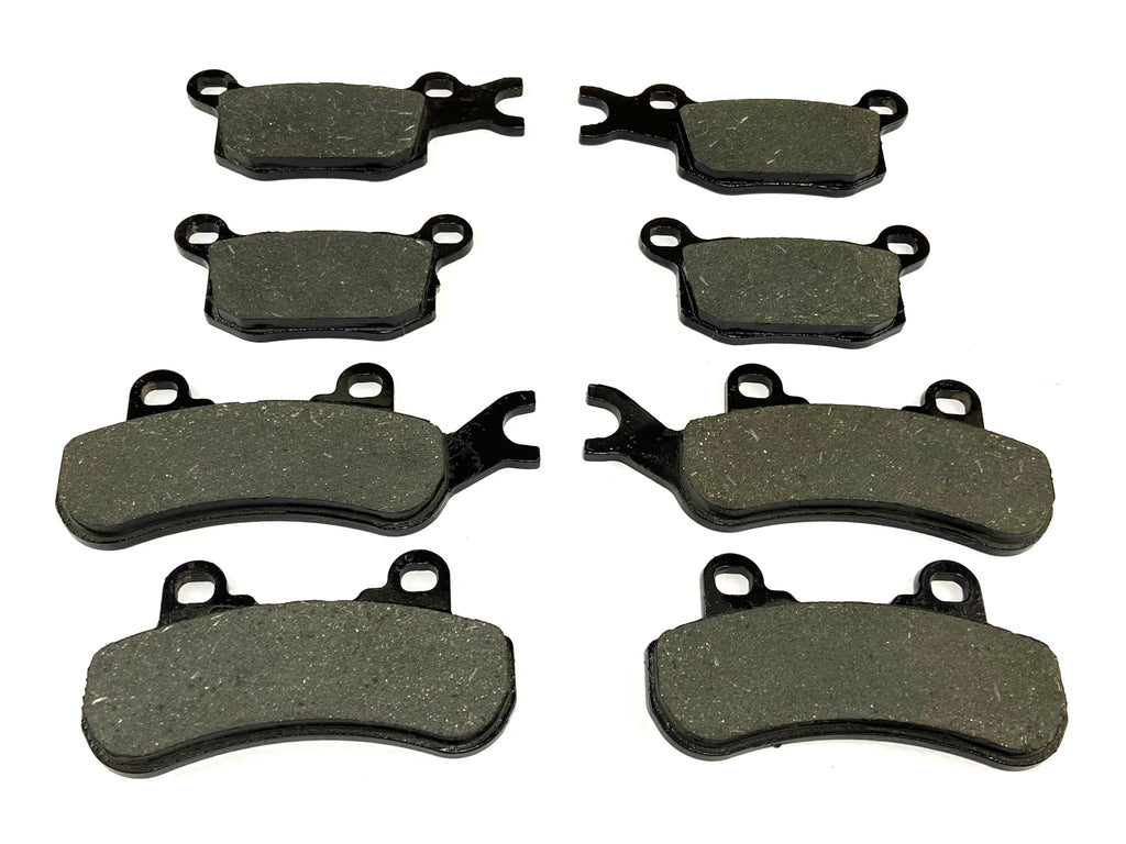 Monster Performance Full Brake Pad Set for Can-Am Defender HD8 & HD10, Front & Rear, Ceramic, Quiet Braking, Low-Dust, All-Weather, Quality Tested 2