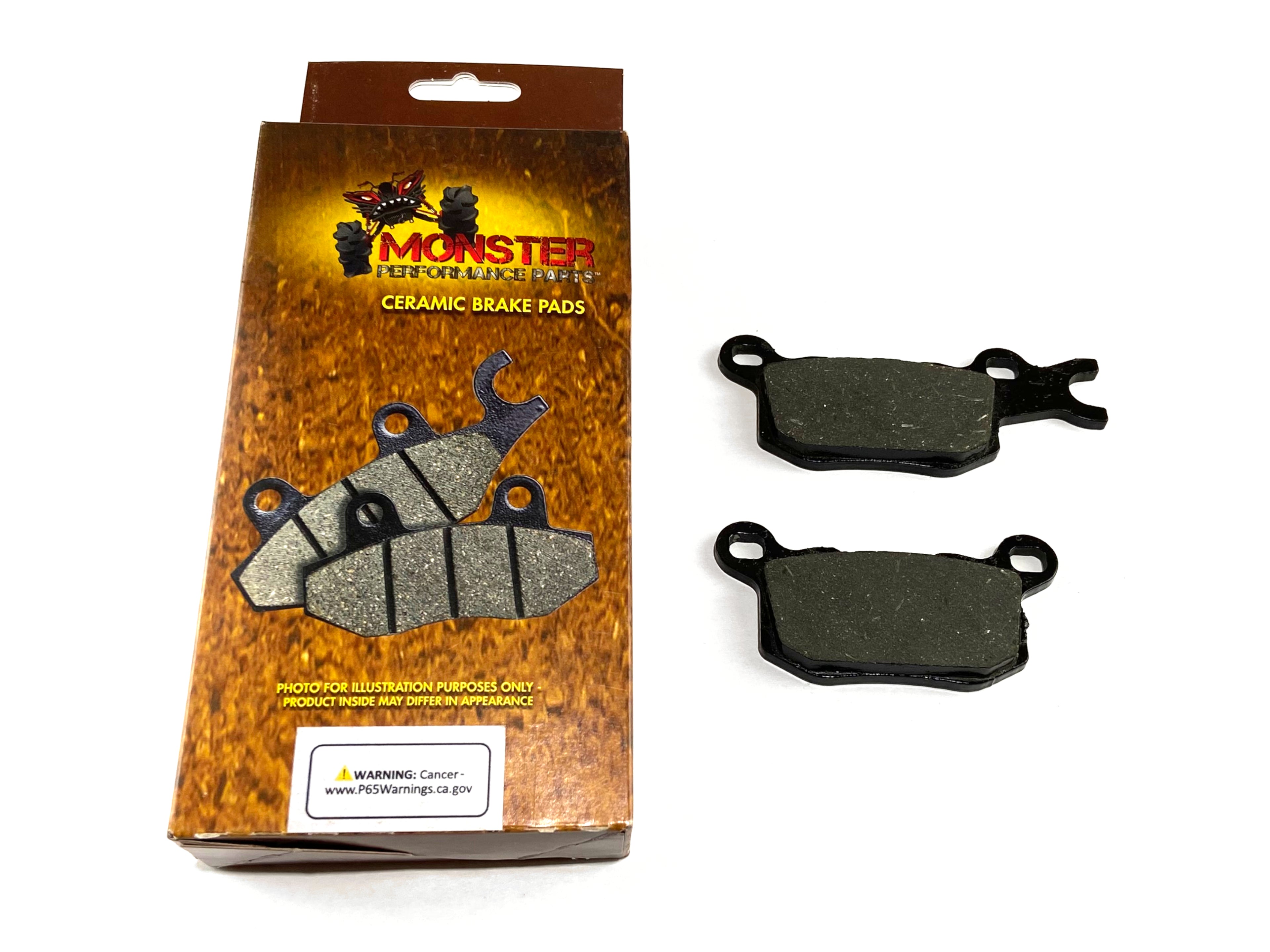Monster Rear Left Brake Pads for Can-Am Defender HD8 HD10 715900381 1