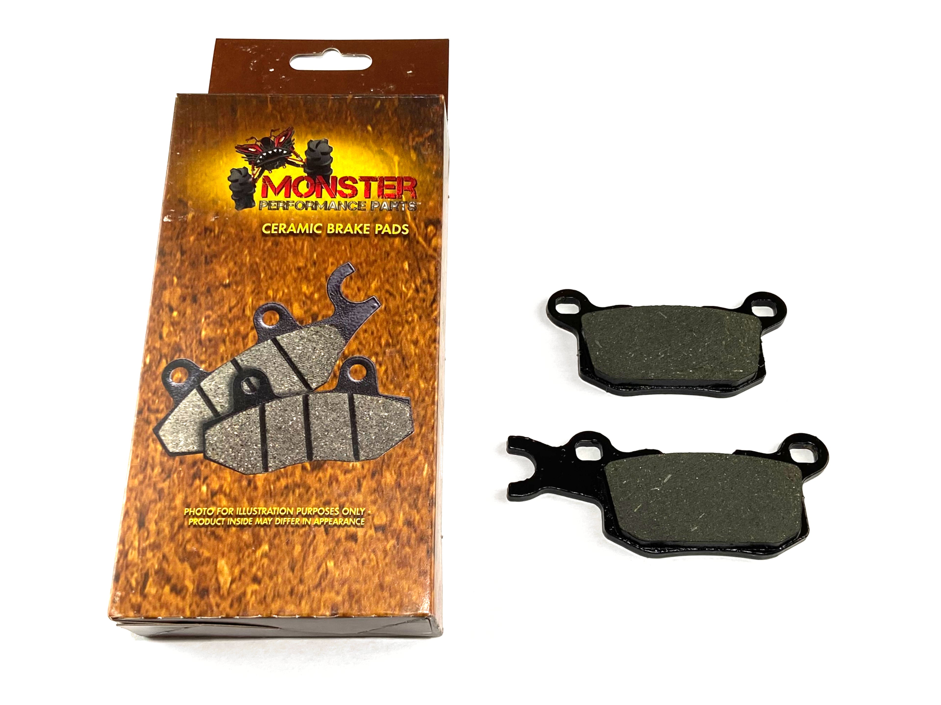 Monster Rear Right Brake Pads for Can-Am Defender HD8 HD10 715900382 1