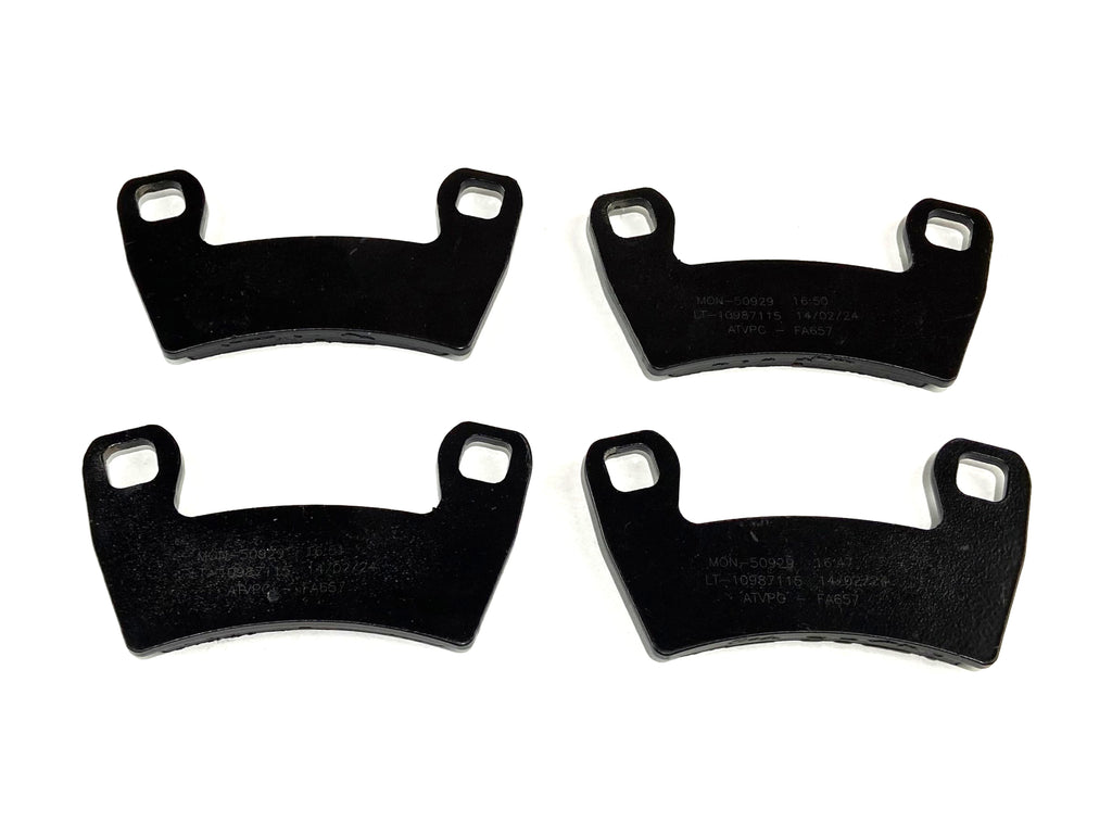 Monster Performance Front Brake Pads for Polaris 2206025, Left & Right, Quiet Braking, Low-Dust, All-Weather, Quality Tested, Set of 2 3