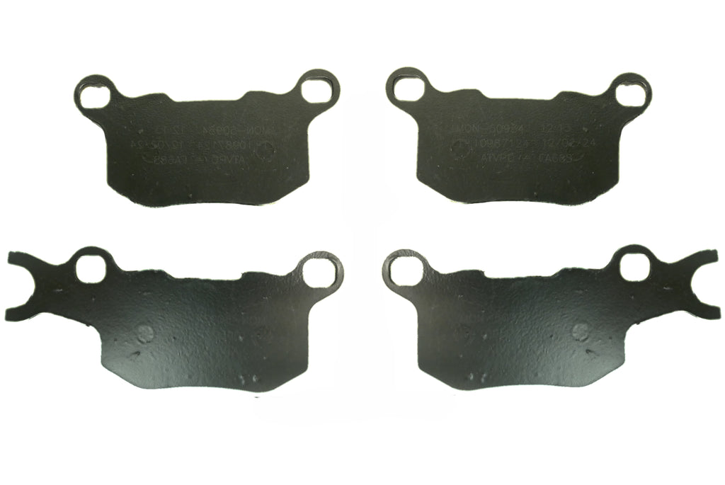 Monster Performance Front Brake Pads for Polaris 2208162 2206231, Left & Right, Ceramic, Quiet Braking, Low-Dust, All-Weather, Quality Tested, Set of 2 2