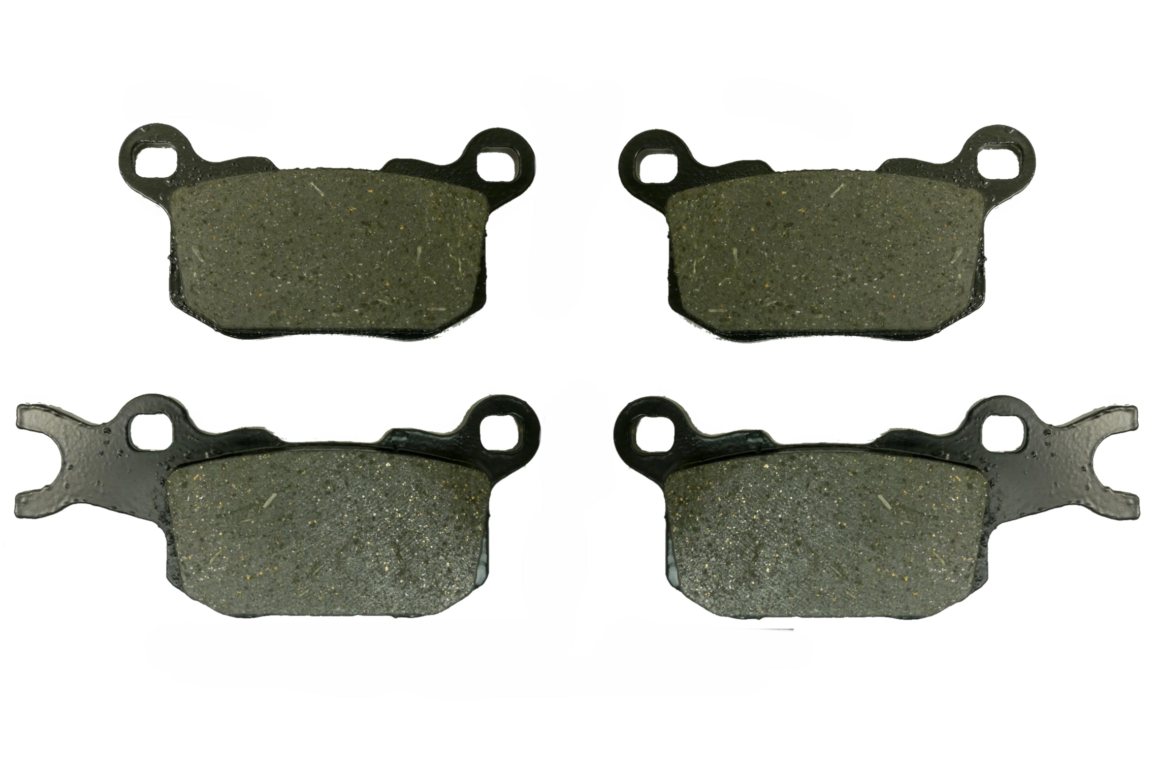 Monster Performance Front Brake Pads for Polaris 2208162 2206231, Left & Right, Ceramic, Quiet Braking, Low-Dust, All-Weather, Quality Tested, Set of 2