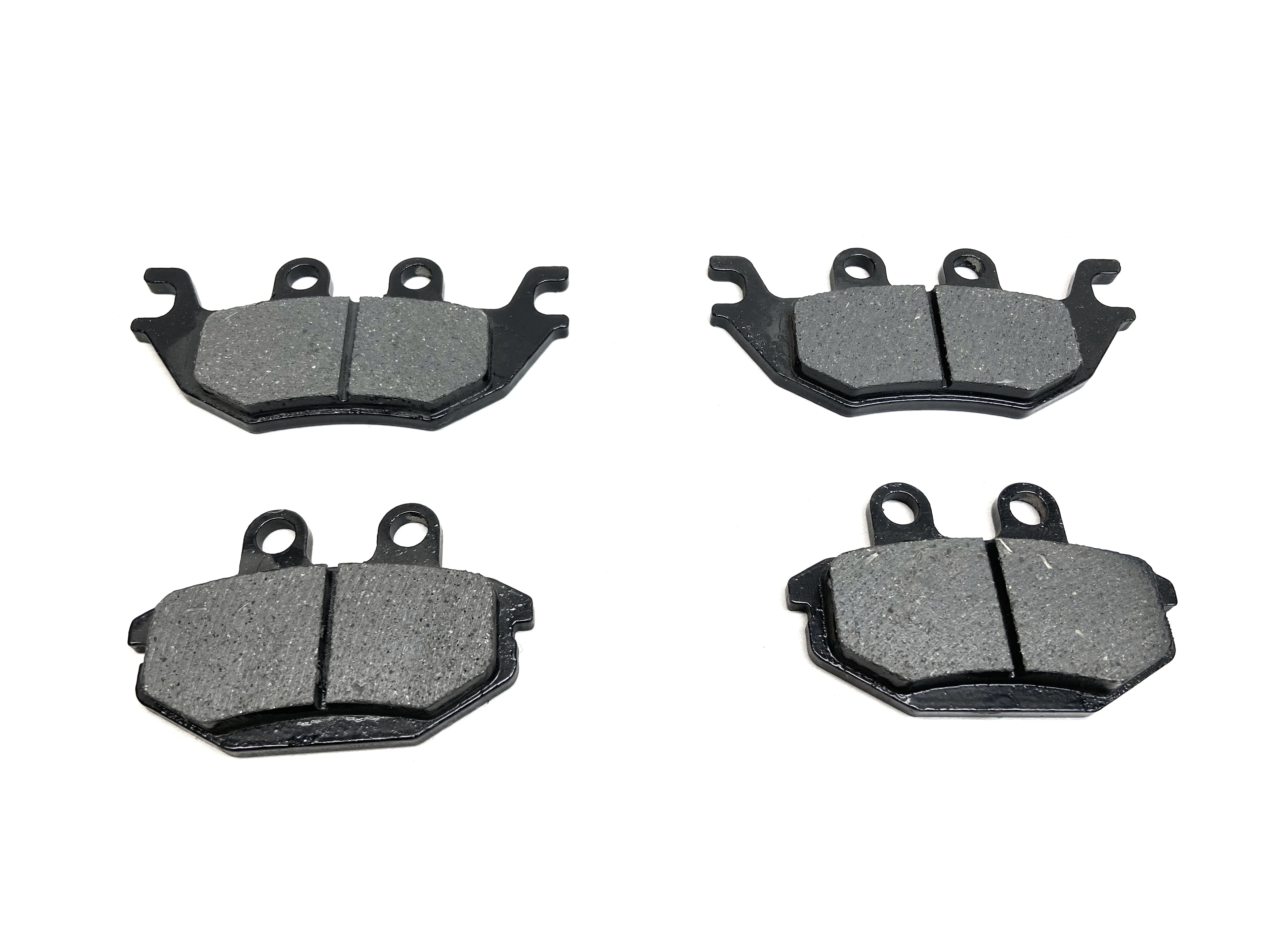 Monster Performance Full Brake Pad Set for Kawasaki Mule PRO 43082-0140, Front & Rear, Ceramic, Quiet Braking, Low-Dust, All-Weather, Quality Tested 2
