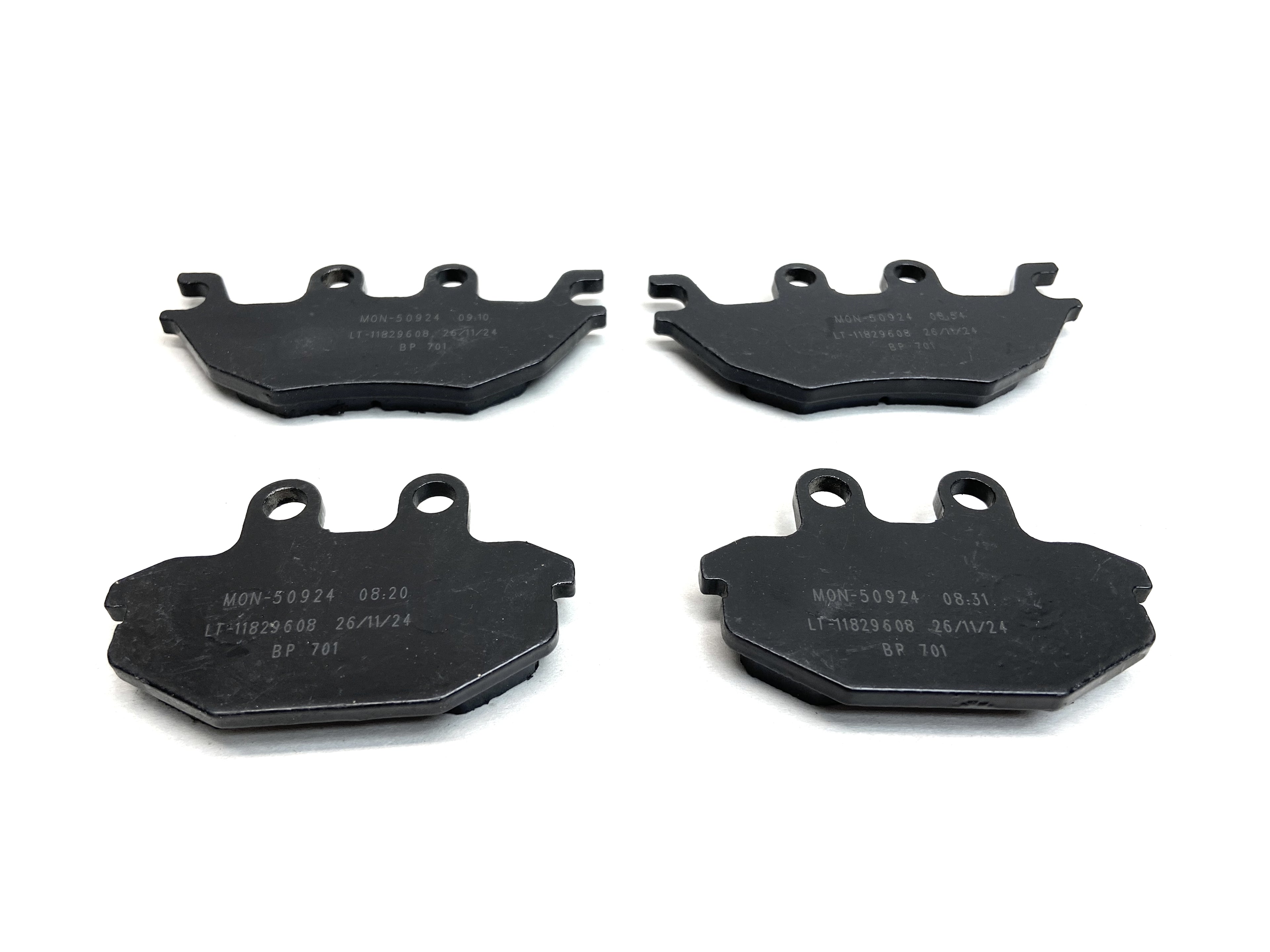 Monster Performance Full Brake Pad Set for Kawasaki Mule PRO 43082-0140, Front & Rear, Ceramic, Quiet Braking, Low-Dust, All-Weather, Quality Tested 3