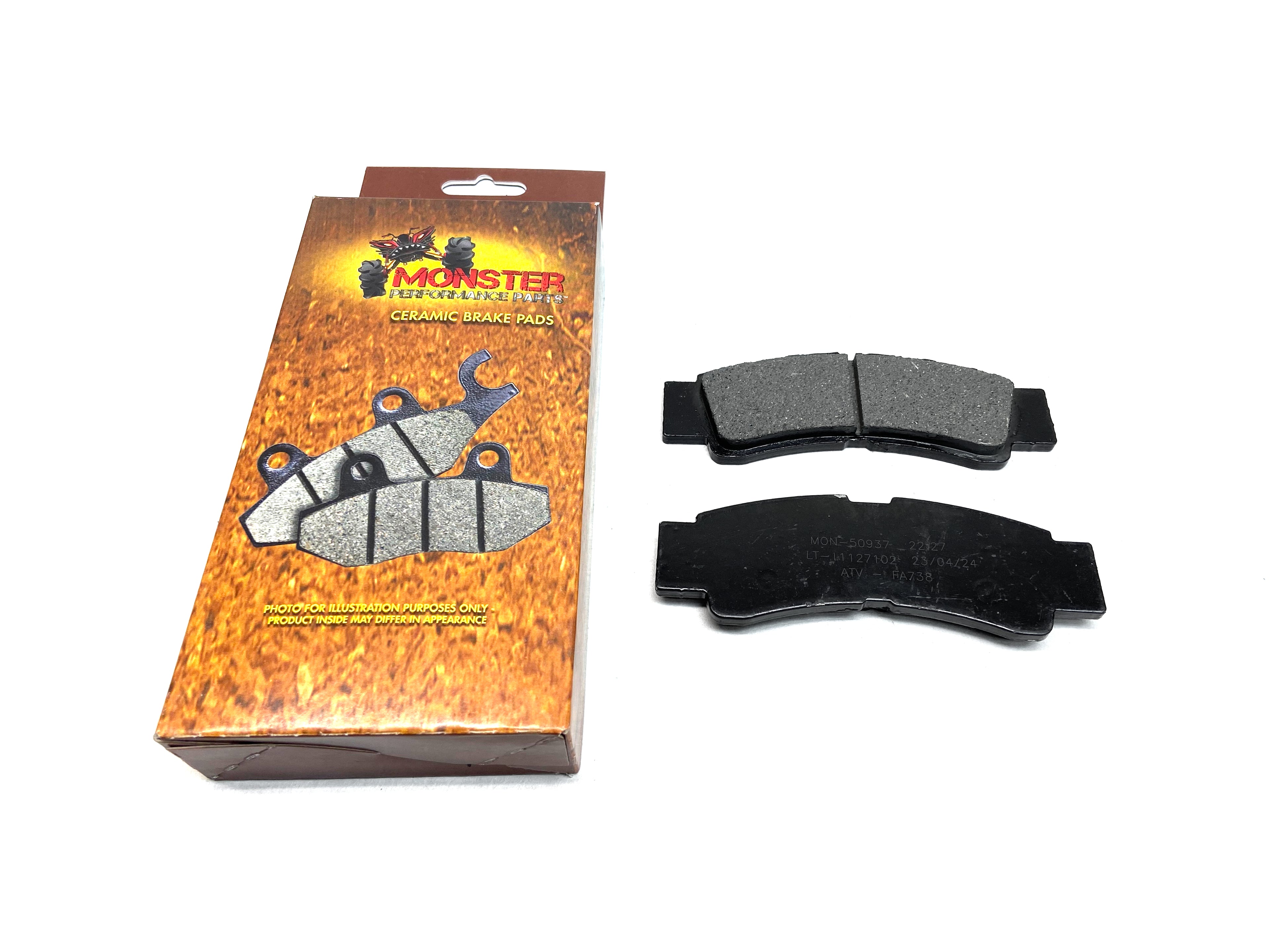 Monster Front Brake Pads for Kawasaki Teryx KRX1000 43082-0196, Left or Right 1