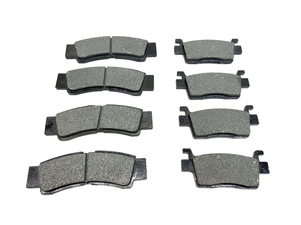 Monster Performance Full Brake Pad Set for Kawasaki 43082-0196 43082-0197, Front & Rear, Ceramic, Quiet Braking, Low-Dust, All-Weather, Quality Tested 2