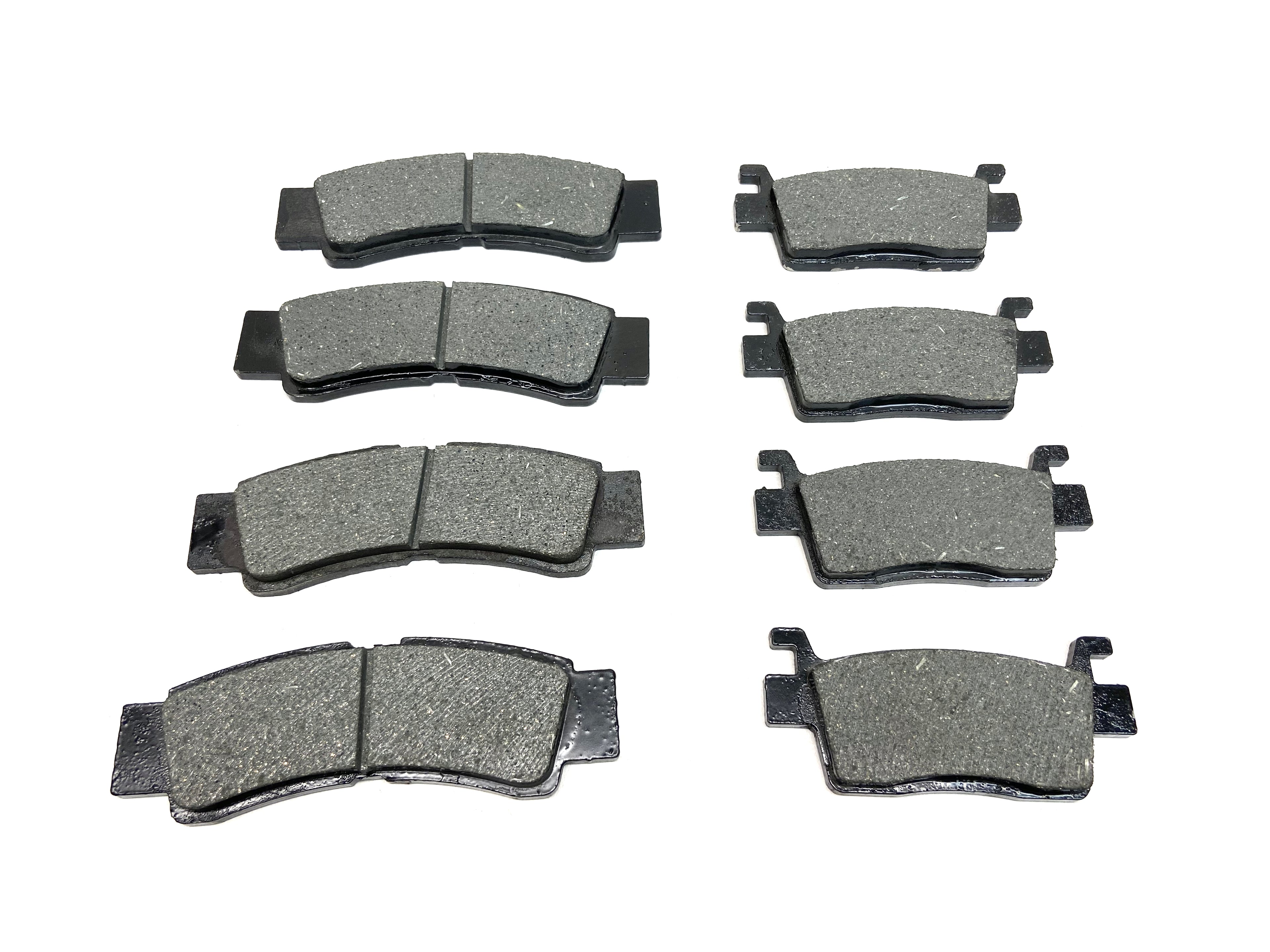 Monster Performance Full Brake Pad Set for Kawasaki 43082-0196 43082-0197, Front & Rear, Ceramic, Quiet Braking, Low-Dust, All-Weather, Quality Tested 2