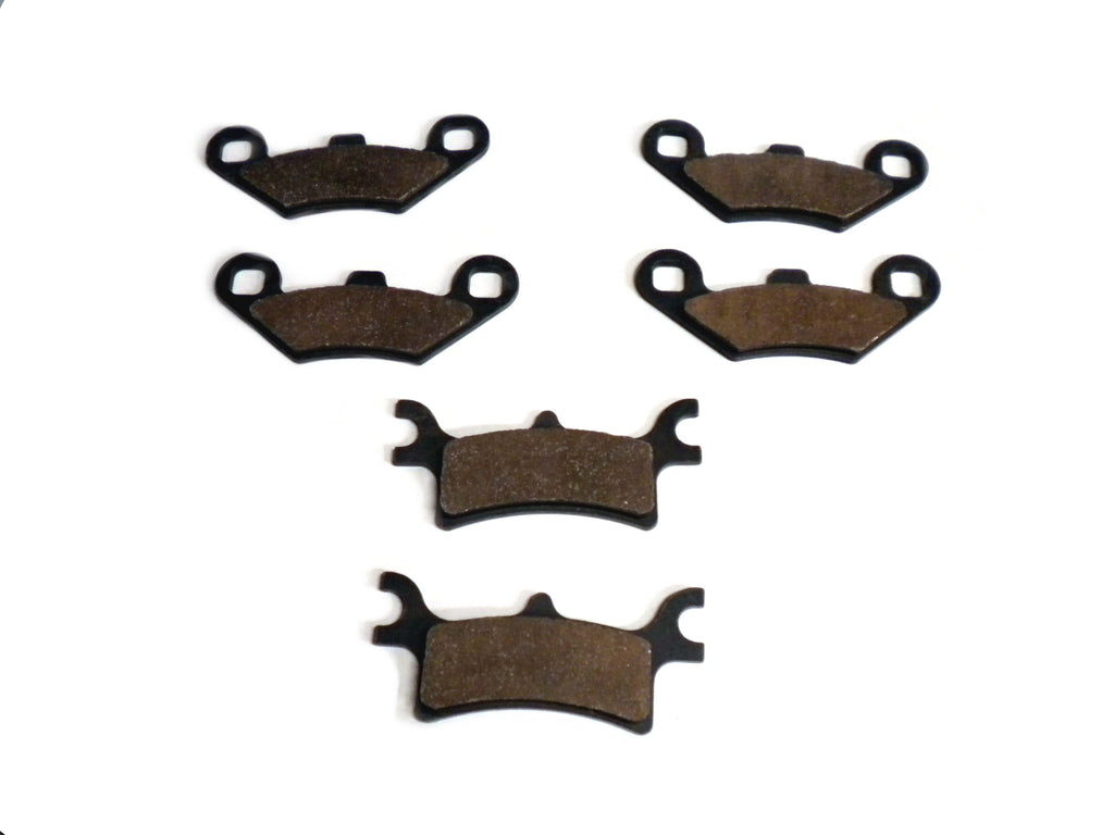 Monster Performance Full Brake Pad Set for Polaris Magnum & Sportsman 2201398, 2202412, 2202414, Front & Rear, Quiet Braking, Low-Dust, All-Weather, Quality Tested 1