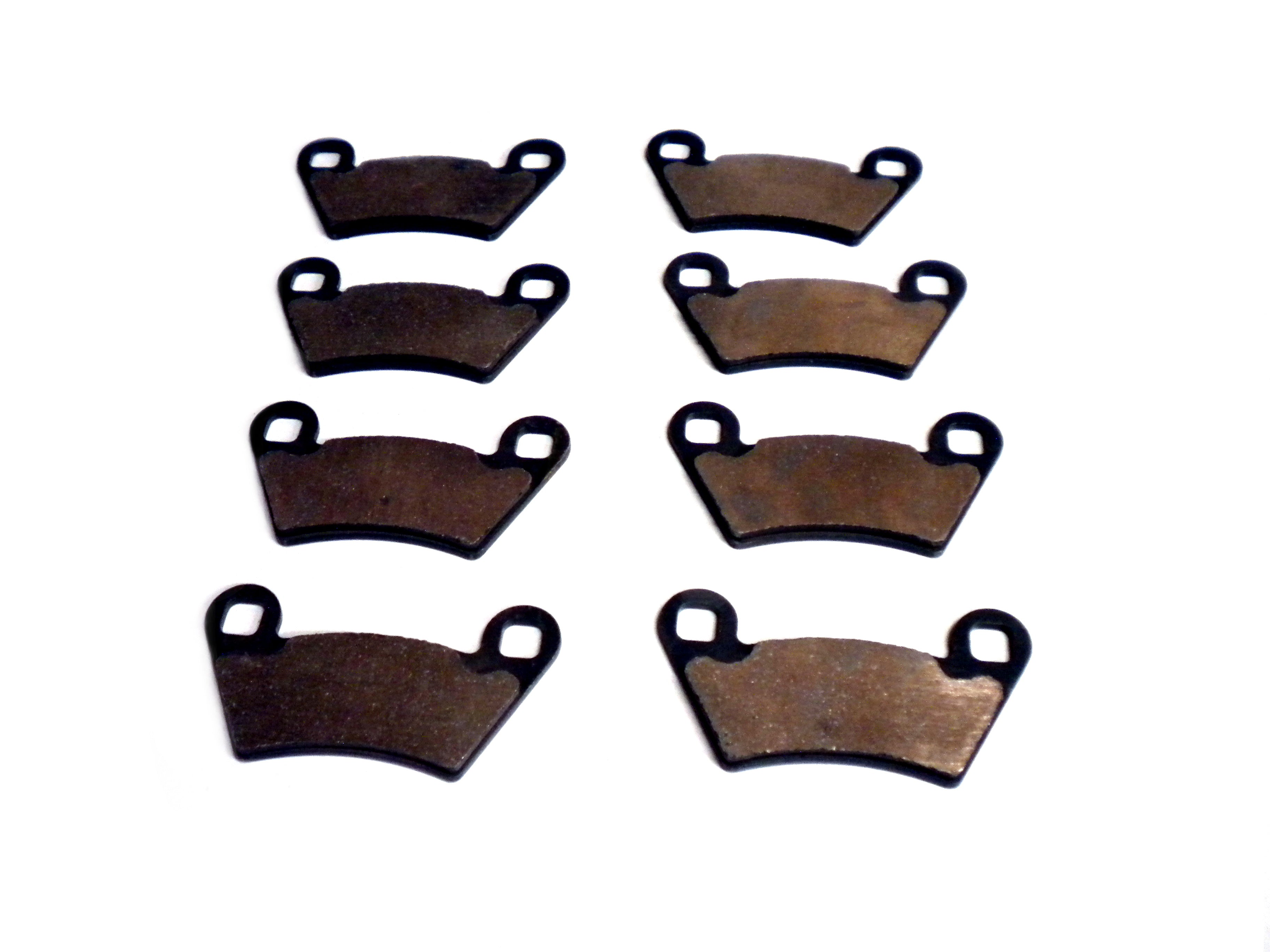 Monster Performance Full Brake Pad Set for Polaris 2202413, Ranger 325 400 500 800, Front & Rear, Quiet Braking, Low-Dust, All-Weather, Quality Tested 1