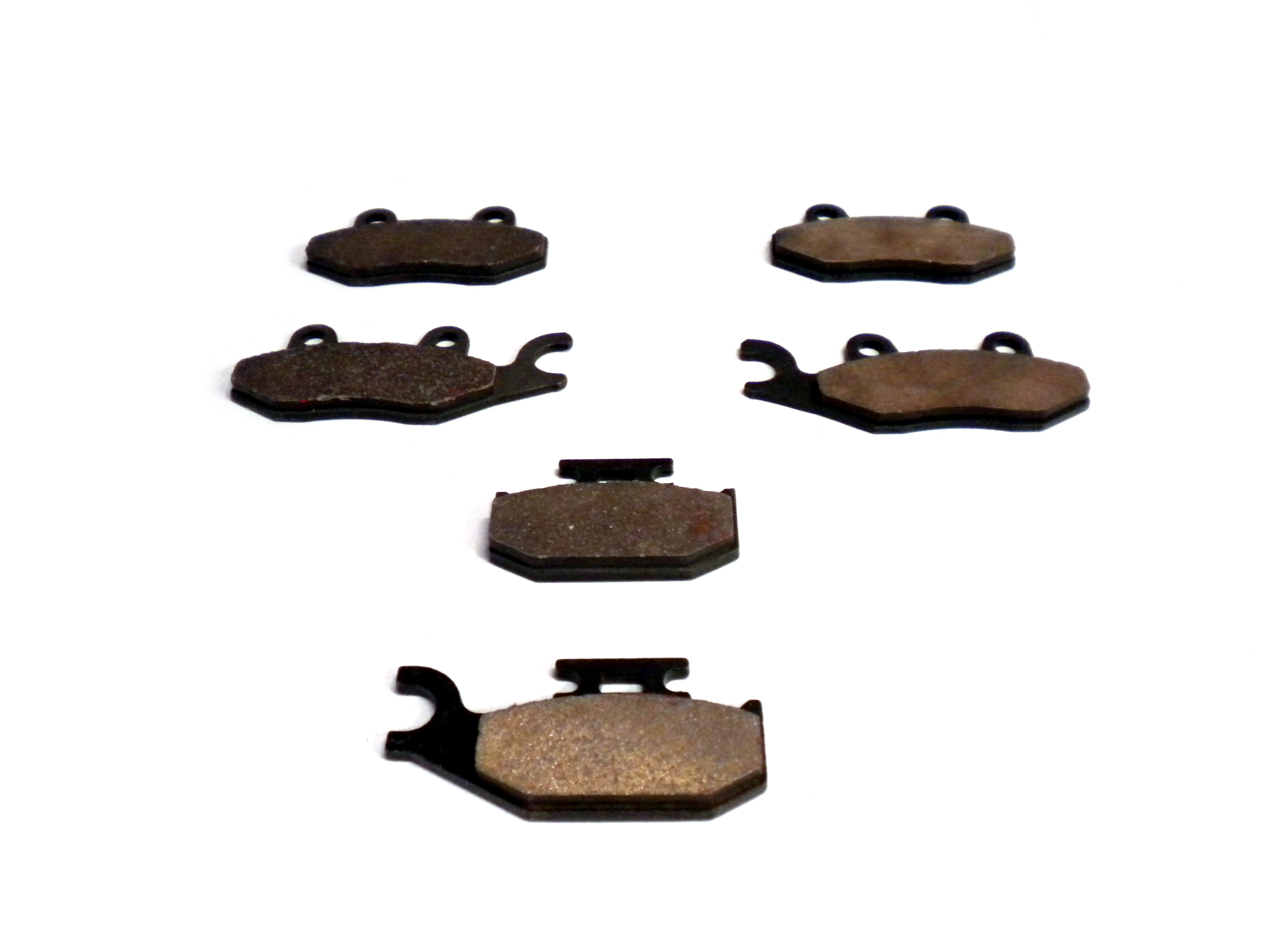 Monster Performance Full Brake Pad Set for Yamaha Rhino 450 660 2004-2009 & Raptor 700 2007-2012, Front & Rear, Quiet Braking, Low-Dust, All-Weather, Quality Tested