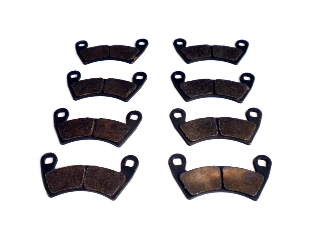 Monster Performance Full Brake Pad Set for Polaris Ranger & RZR 2205949, 2203747, Front & Rear, Quiet Braking, Low-Dust, All-Weather, Quality Tested 1