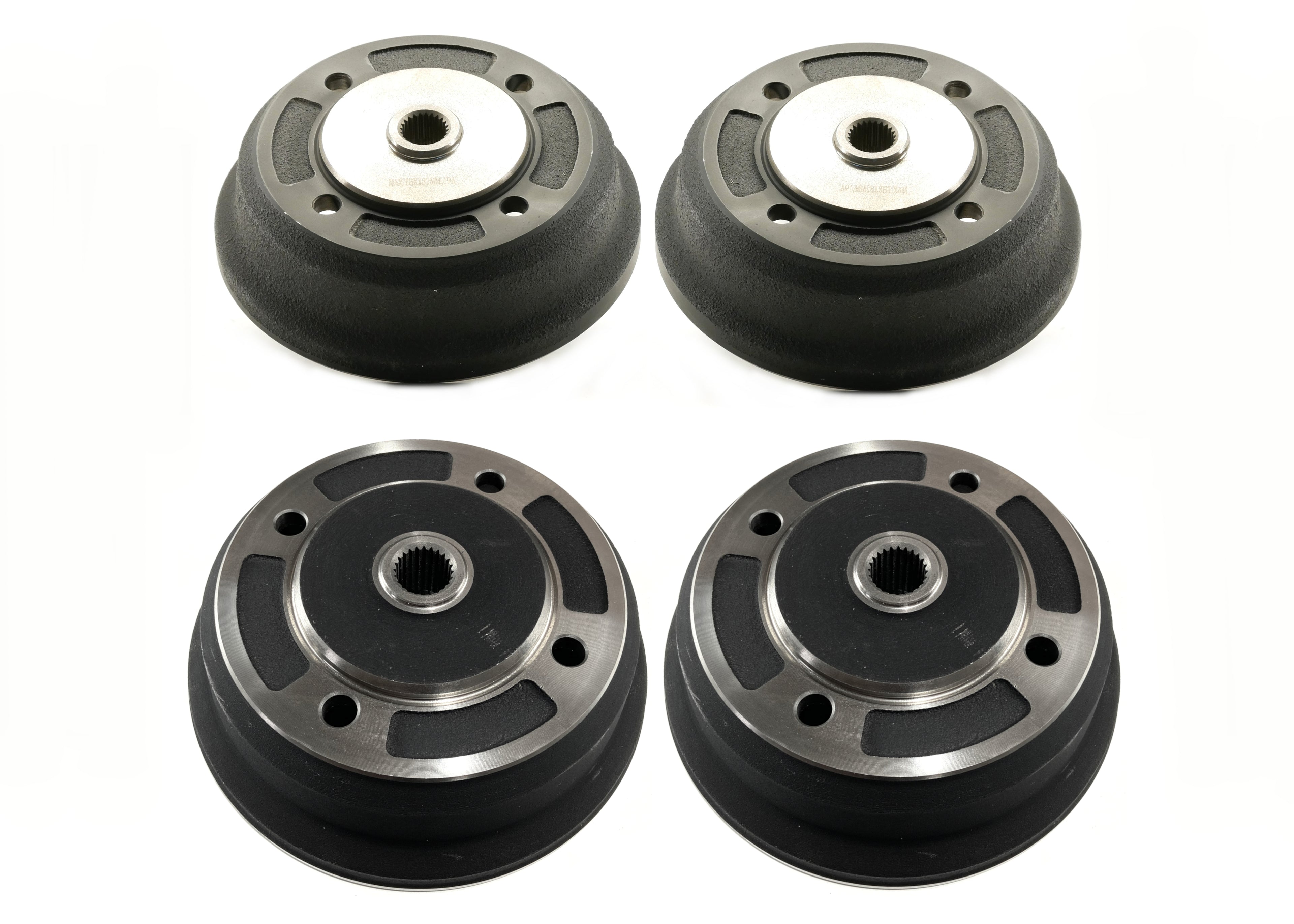 Full Brake Drum Set for Kawasaki 41038-0034 41038-0035 Quality Tested