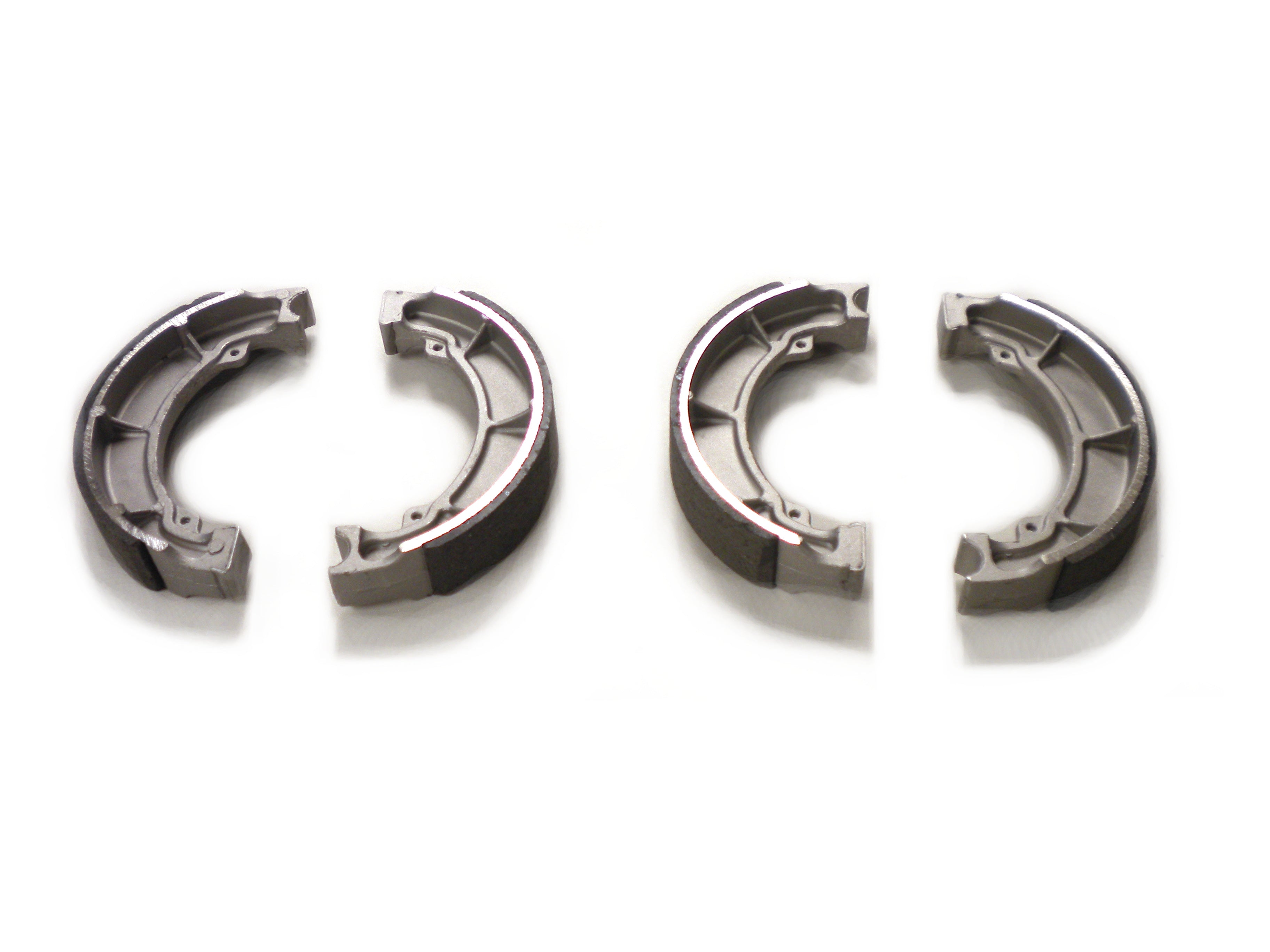Monster Performance Rear Brake Shoes for Kawasaki Bayou 300 1986-2004 2x4 KLF300-B, Left & Right, Precision Machined, Quiet Operation, Optimal Stopping, All-Weather, Quality Tested