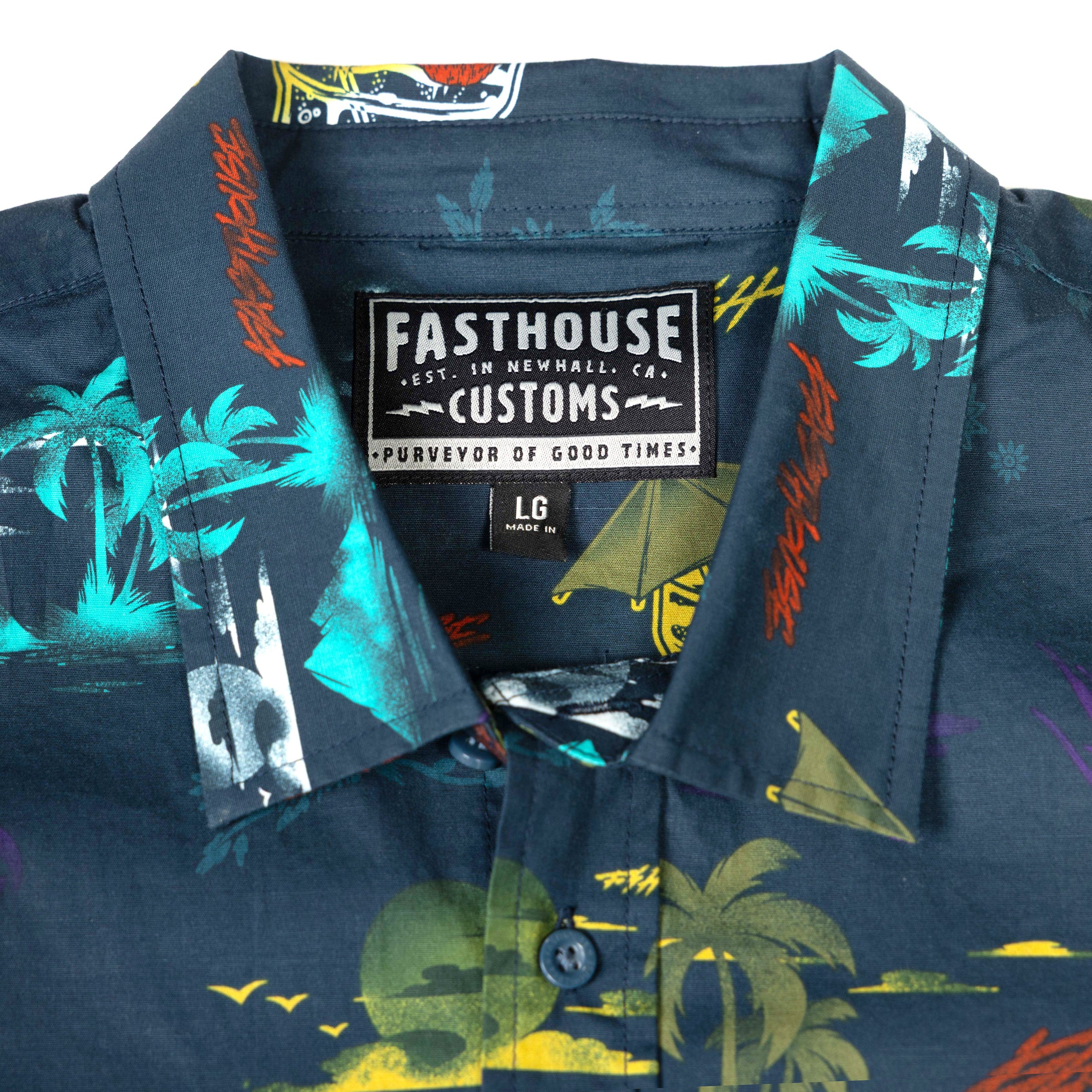 Hideout Button Up Shirt by Fasthouse