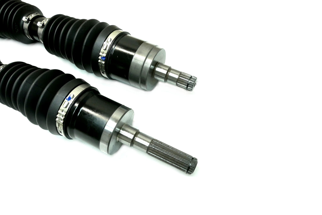 Monster XP Series Front CV Axles for Can-Am 705401115, 705401116, Left & Right, Telescoping, Built Tough, 4340 Chromoly Steel, Direct Fit, Factory Length with 4" of Travel 4