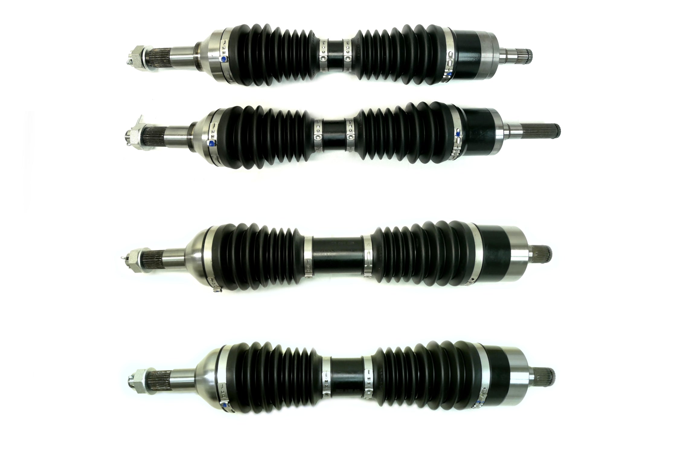 Monster XP Series Full CV Axle Set for Can-Am Outlander & Renegade, Front & Rear, Telescoping, Built Tough, 4340 Chromoly Steel, Direct Fit, Factory Length with 4" of Travel