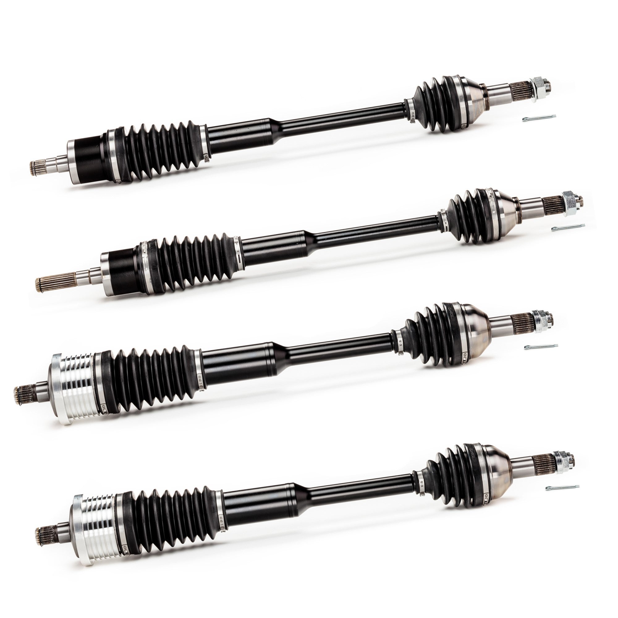 Monster XP Series Full CV Axle Set for Can-Am 705401235, 705401236, 705502356, Front & Rear, Telescoping, Built Tough, 4340 Chromoly Steel, Direct Fit, Factory Length with 4" of Travel 1