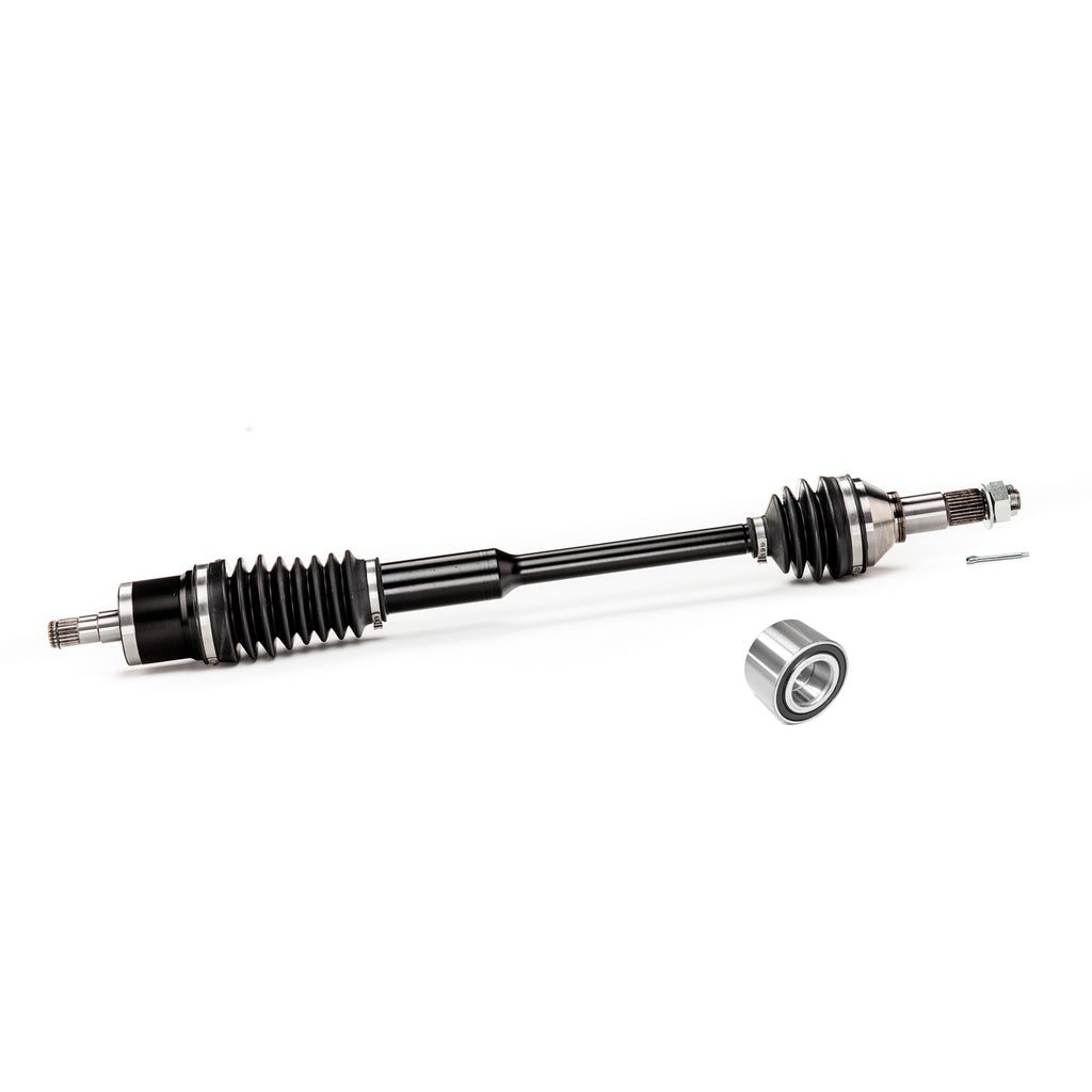 Monster XP Series Front Left CV Axle & Brg for Can-Am 705401235, Telescoping, Built Tough, 4340 Chromoly, Direct Fit, Factory Length with 4" of Travel