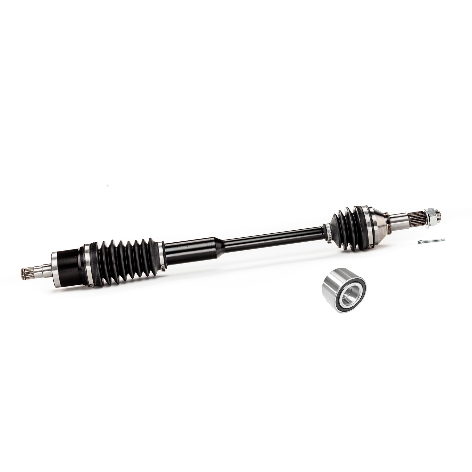 Monster XP Series Front Left CV Axle & Brg for Can-Am 705401235, Telescoping, Built Tough, 4340 Chromoly, Direct Fit, Factory Length with 4" of Travel