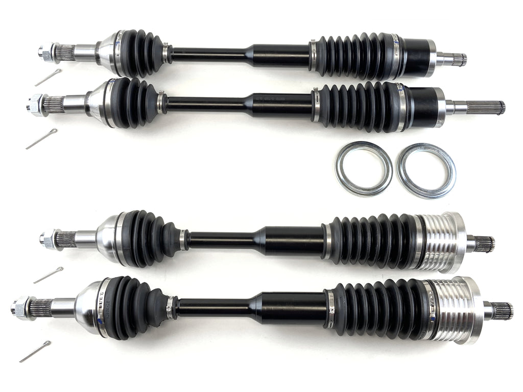 Monster XP Series Full CV Axle Set for Can-Am Maverick XXC 1000 2014-2015, Front & Rear, Telescoping, Built Tough, 4340 Chromoly Steel, Direct Fit, Factory Length with 4" of Travel 1