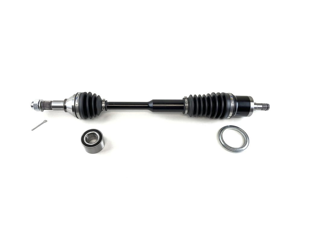Monster XP Series Front Left CV Axle & Brg for Can-Am Maverick XC XXC 1000 2014-2017, Telescoping, Built Tough, 4340 Chromoly Steel, Direct Fit, Factory Length with 4" of Travel 1