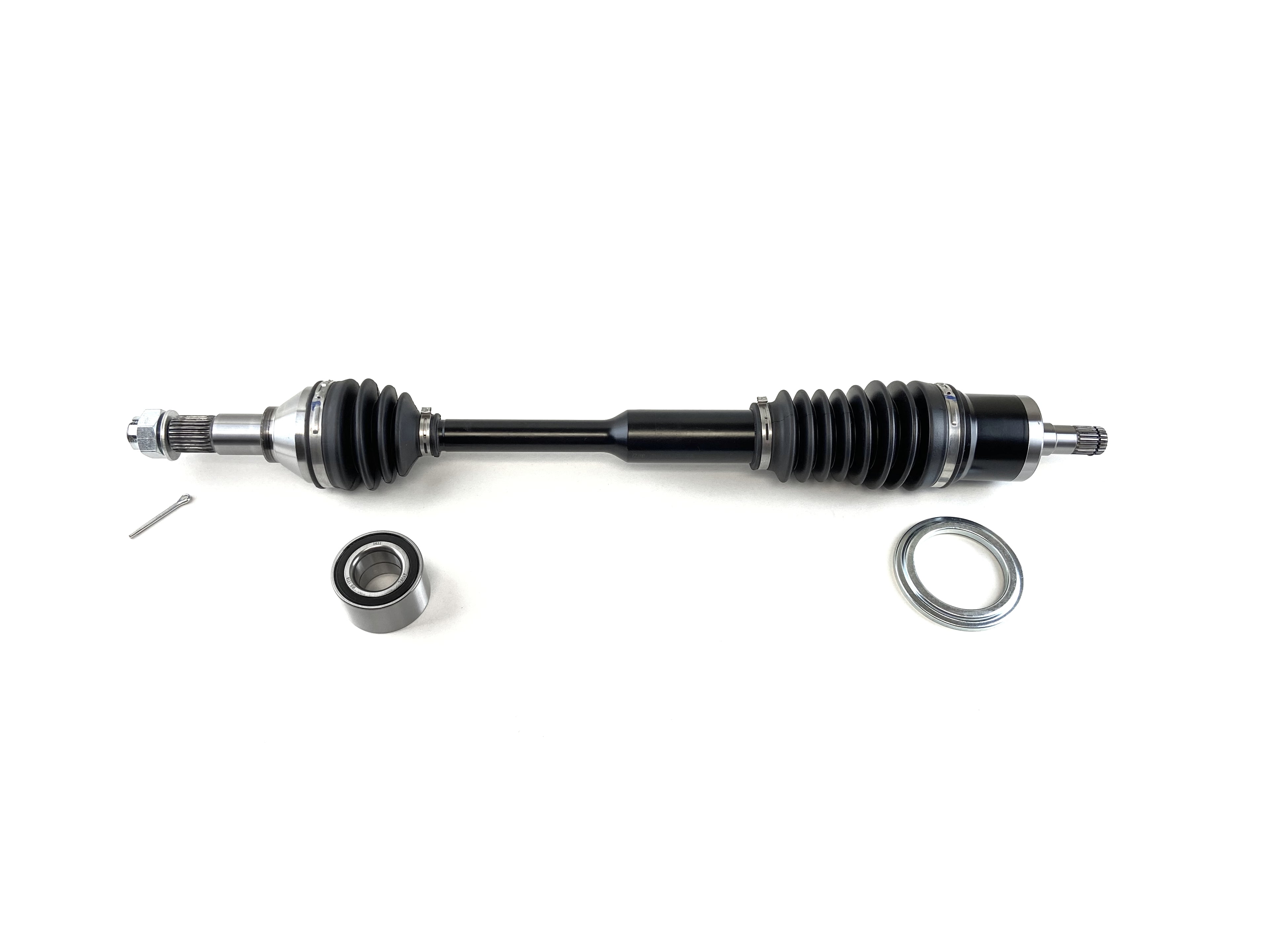 Monster XP Series Front Left CV Axle & Brg for Can-Am Maverick XC XXC 1000 2014-2017, Telescoping, Built Tough, 4340 Chromoly Steel, Direct Fit, Factory Length with 4" of Travel 1