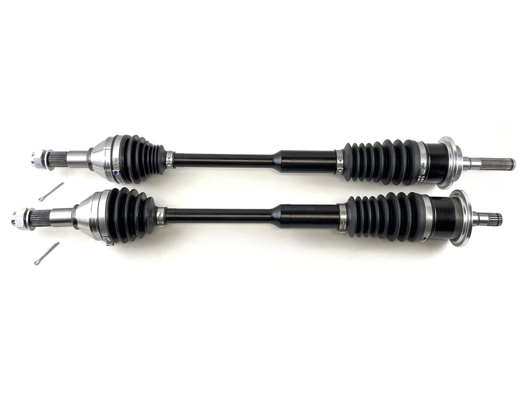Monster XP Series Front CV Axles for Can-Am 705401387, 705401878, Left & Right, Telescoping, Built Tough, 4340 Chromoly Steel, Direct Fit, Factory Length with 4" of Travel 1