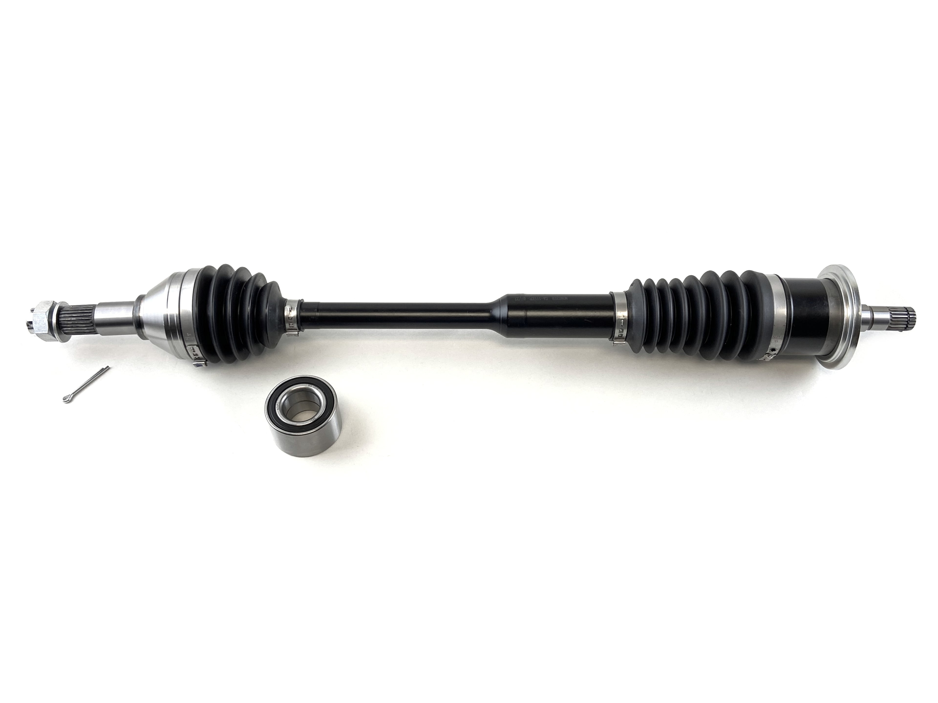 Monster XP Series Front Left CV Axle & Brg for Can-Am 705401877, Telescoping, Built Tough, 4340 Chromoly Steel, Direct Fit, Factory Length with 4" of Travel 1