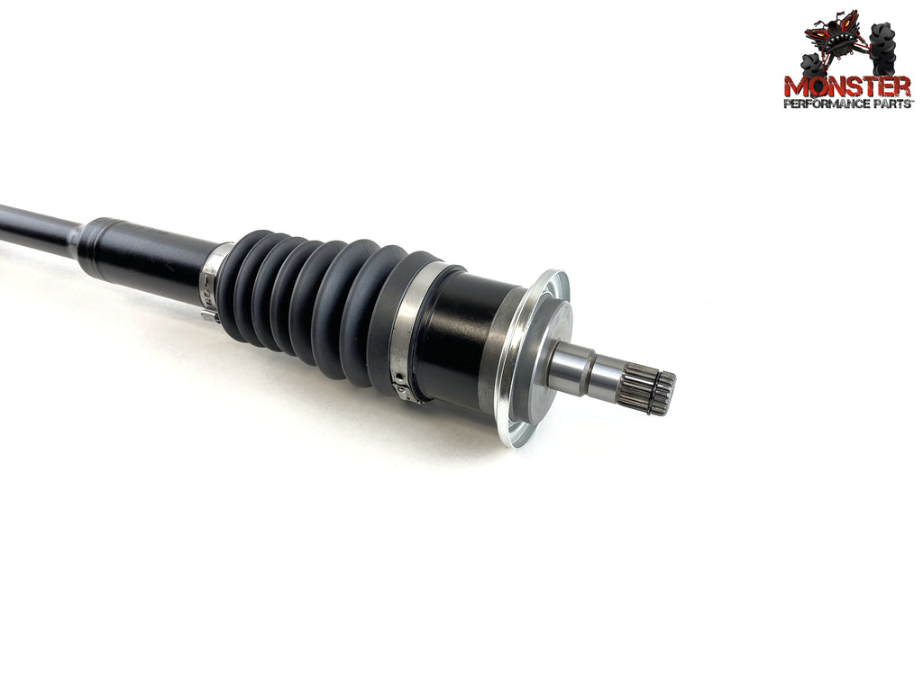 Monster XP Series Front Left CV Axle & Brg for Can-Am 705401877, Telescoping, Built Tough, 4340 Chromoly Steel, Direct Fit, Factory Length with 4" of Travel 3