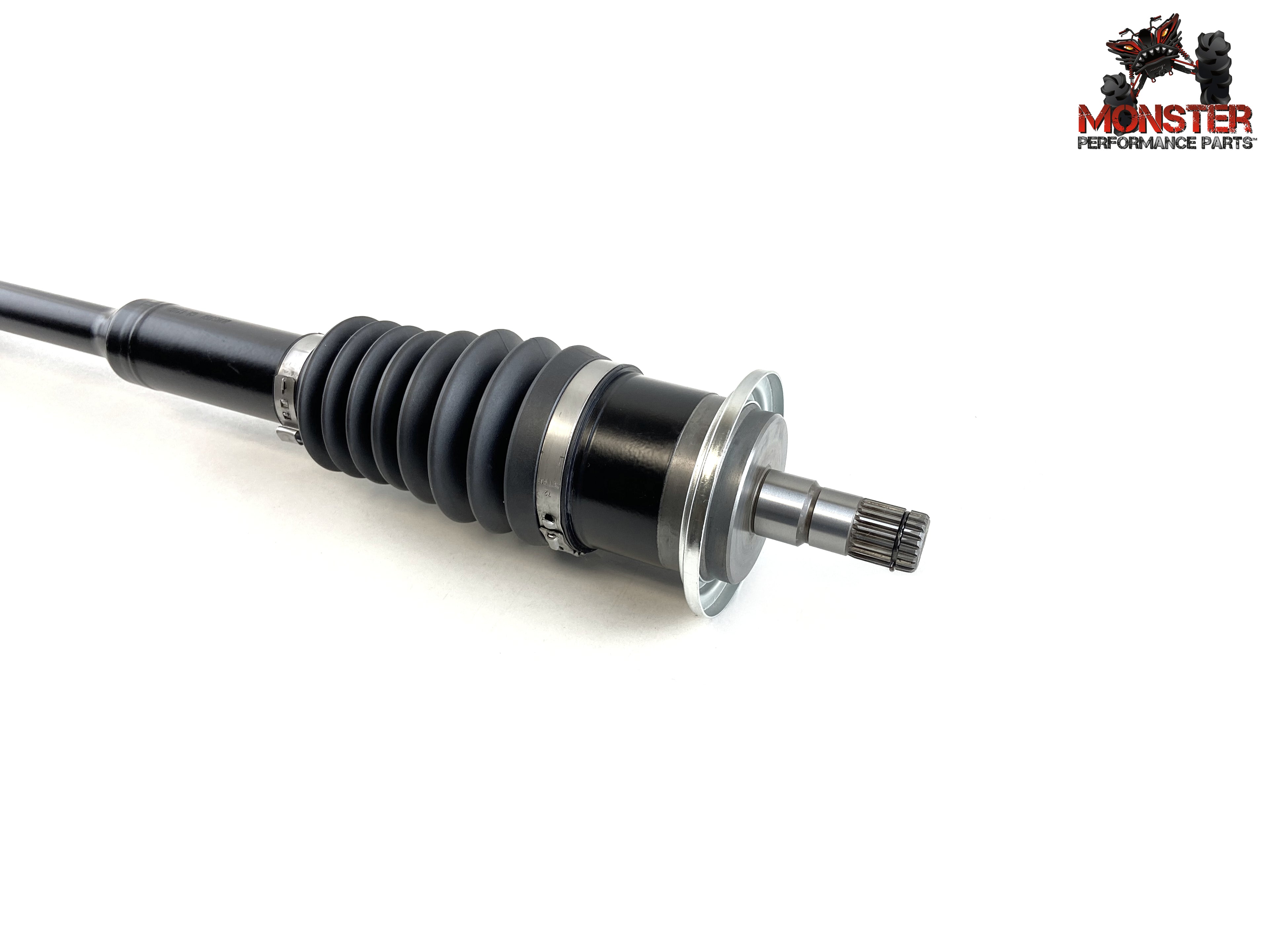 Monster XP Series Front Left CV Axle & Brg for Can-Am 705401877, Telescoping, Built Tough, 4340 Chromoly Steel, Direct Fit, Factory Length with 4" of Travel 3
