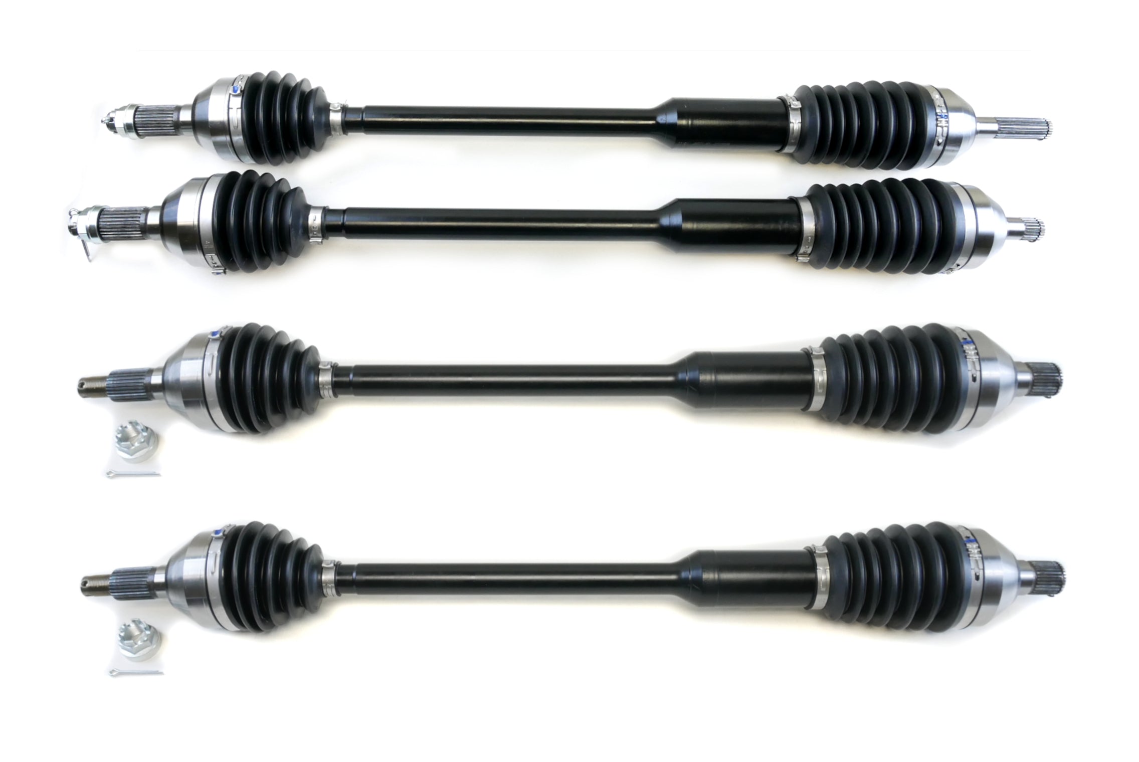 Monster XP Series Full CV Axle Set for Can-Am 705401829, 705401830, 705502362, Telescoping, Built Tough, 4340 Chromoly, Direct Fit, Factory Length with 4" of Travel 1