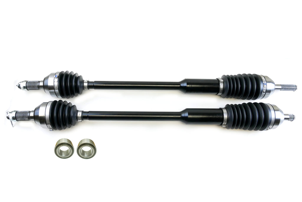 Monster XP Series Front CV Axles & Brgs for Can-Am 72" 705401829, 705401830, Left & Right, Telescoping, Built Tough, 4340 Chromoly Steel, Direct Fit, Factory Length with 4" of Travel 1