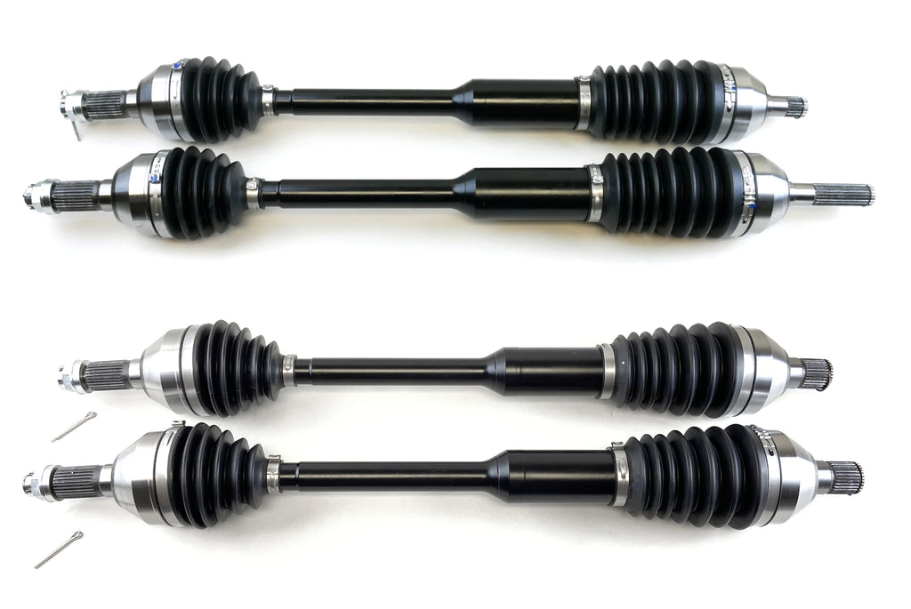 Monster XP Series Full CV Axle Set for Can-Am 705401686, 705401687, Front & Rear, Telescoping, Built Tough, 4340 Chromoly Steel, Direct Fit, Factory Length with 4" of Travel 1