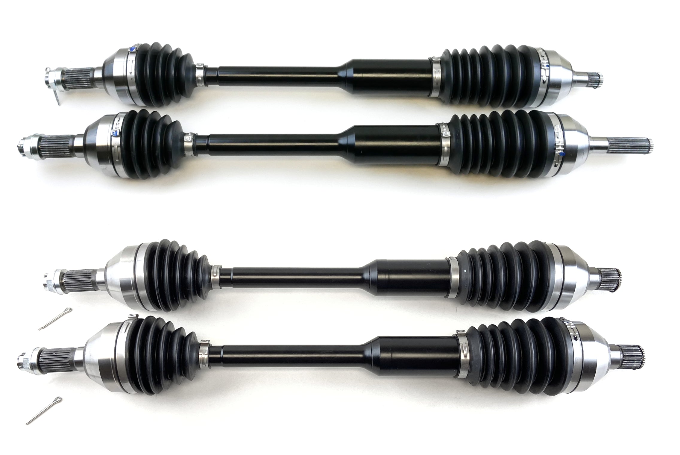 Monster XP Series Full CV Axle Set for Can-Am 705401686, 705401687, Front & Rear, Telescoping, Built Tough, 4340 Chromoly Steel, Direct Fit, Factory Length with 4" of Travel 1