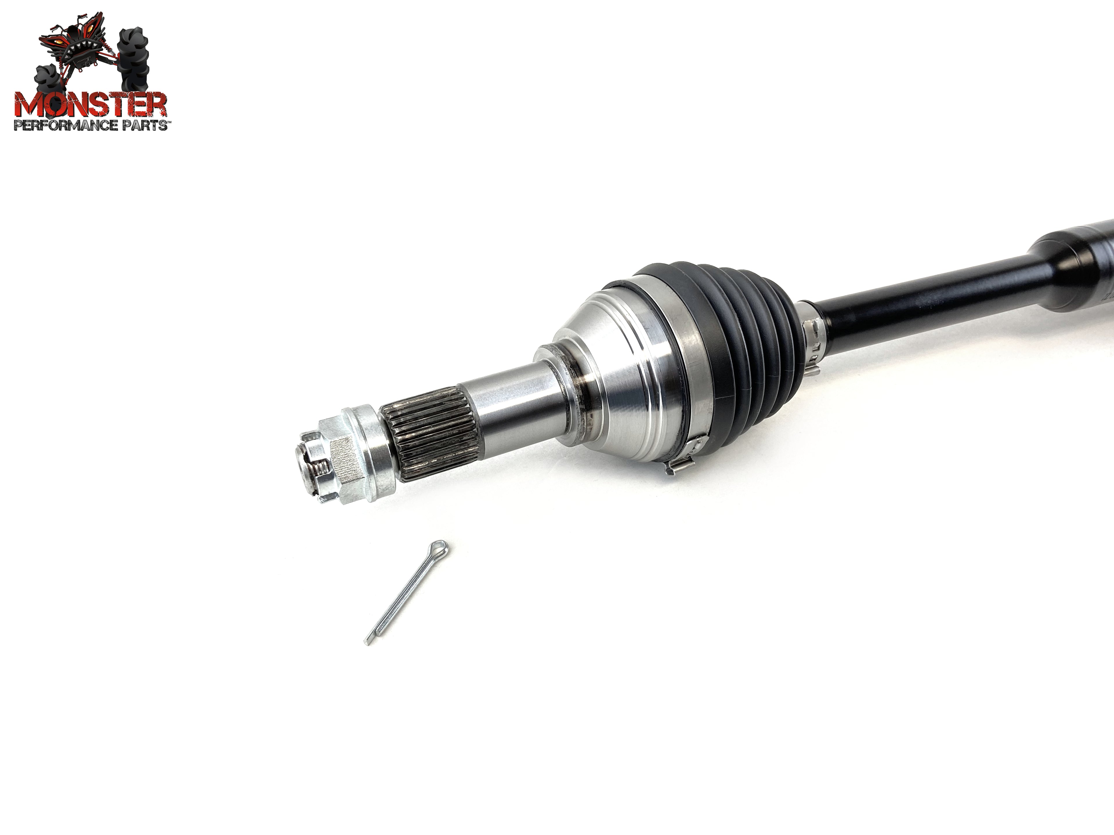 Monster XP Series Front Left CV Axle for Can-Am 705401937, Telescoping 4