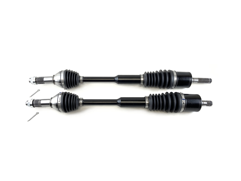 Monster XP Series Front CV Axles for Can-Am 705401936, 705401937, Left & Right, Telescoping, Built Tough, 4340 Chromoly Steel, Direct Fit, Factory Length with 4" of Travel