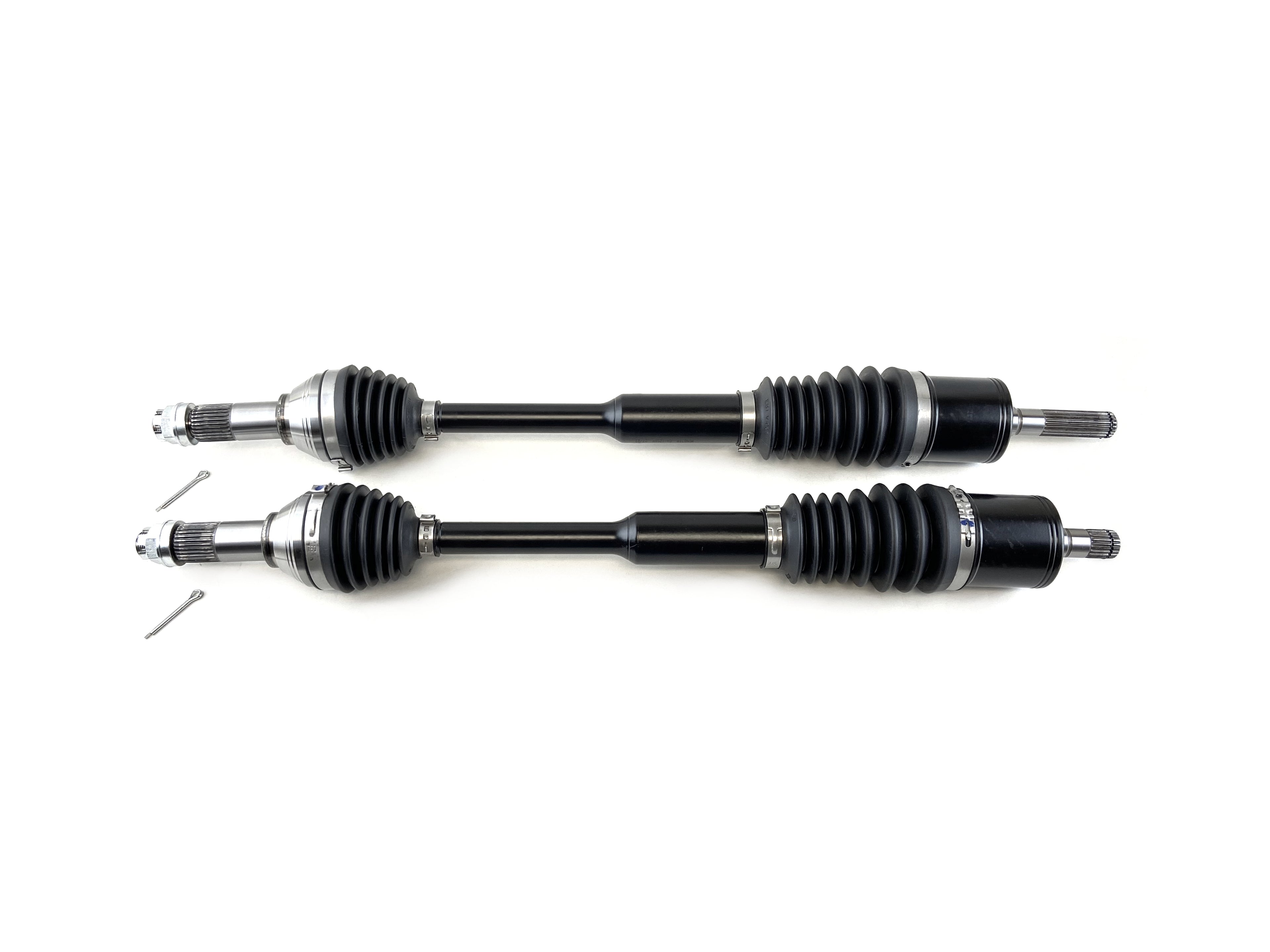 Monster XP Series Front CV Axles for Can-Am 705401936, 705401937, Left & Right, Telescoping, Built Tough, 4340 Chromoly Steel, Direct Fit, Factory Length with 4" of Travel