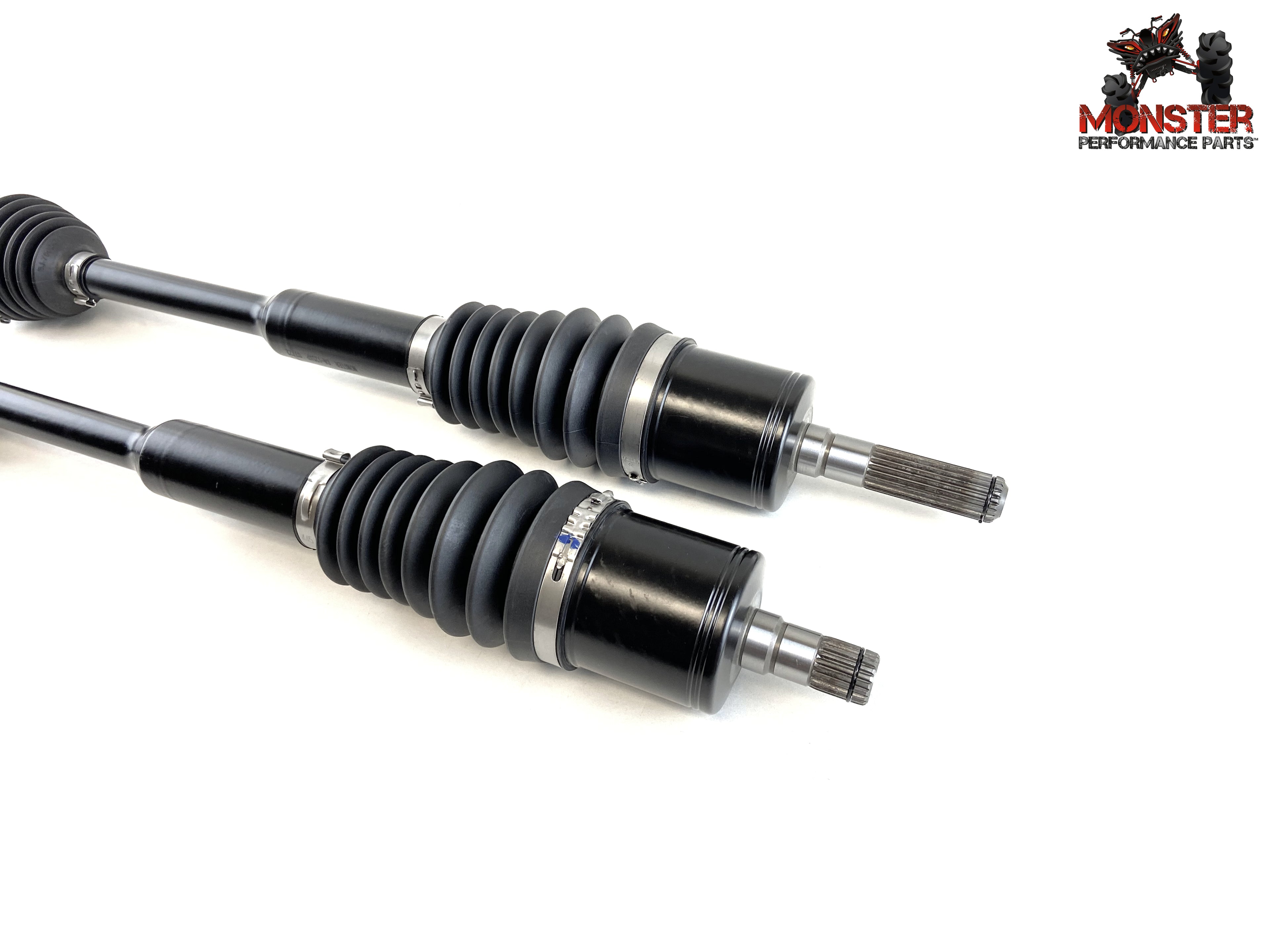 Monster XP Series Front CV Axles & Brgs for Can-Am 705401801, 705401802, Left & Right, Telescoping, Built Tough, 4340 Chromoly Steel, Direct Fit, Factory Length with 4" of Travel 3