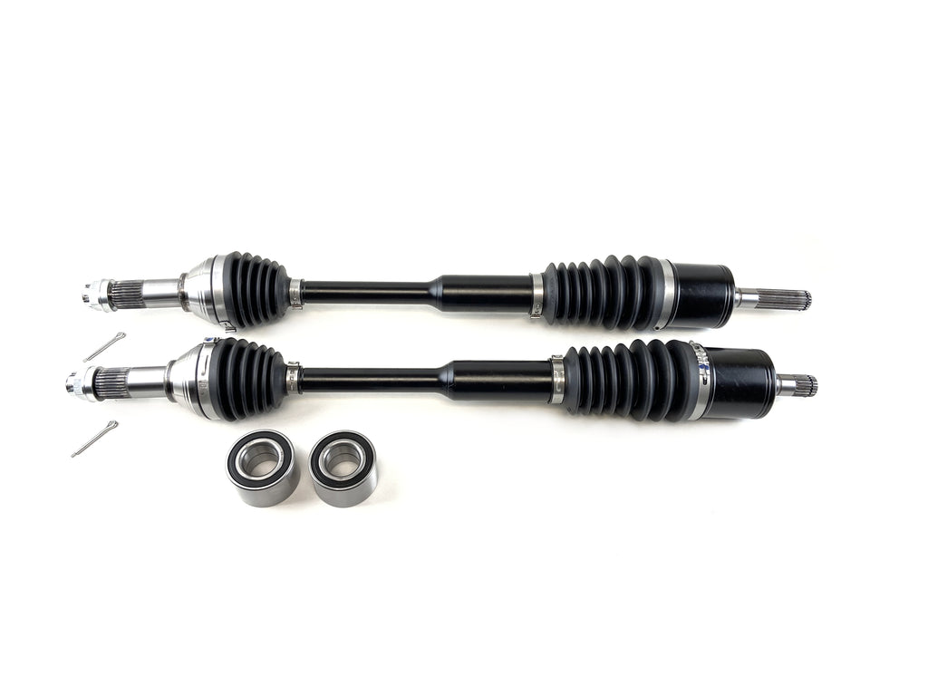 Monster XP Series Front CV Axles & Brgs for Can-Am 705401801, 705401802, Left & Right, Telescoping, Built Tough, 4340 Chromoly Steel, Direct Fit, Factory Length with 4" of Travel 1