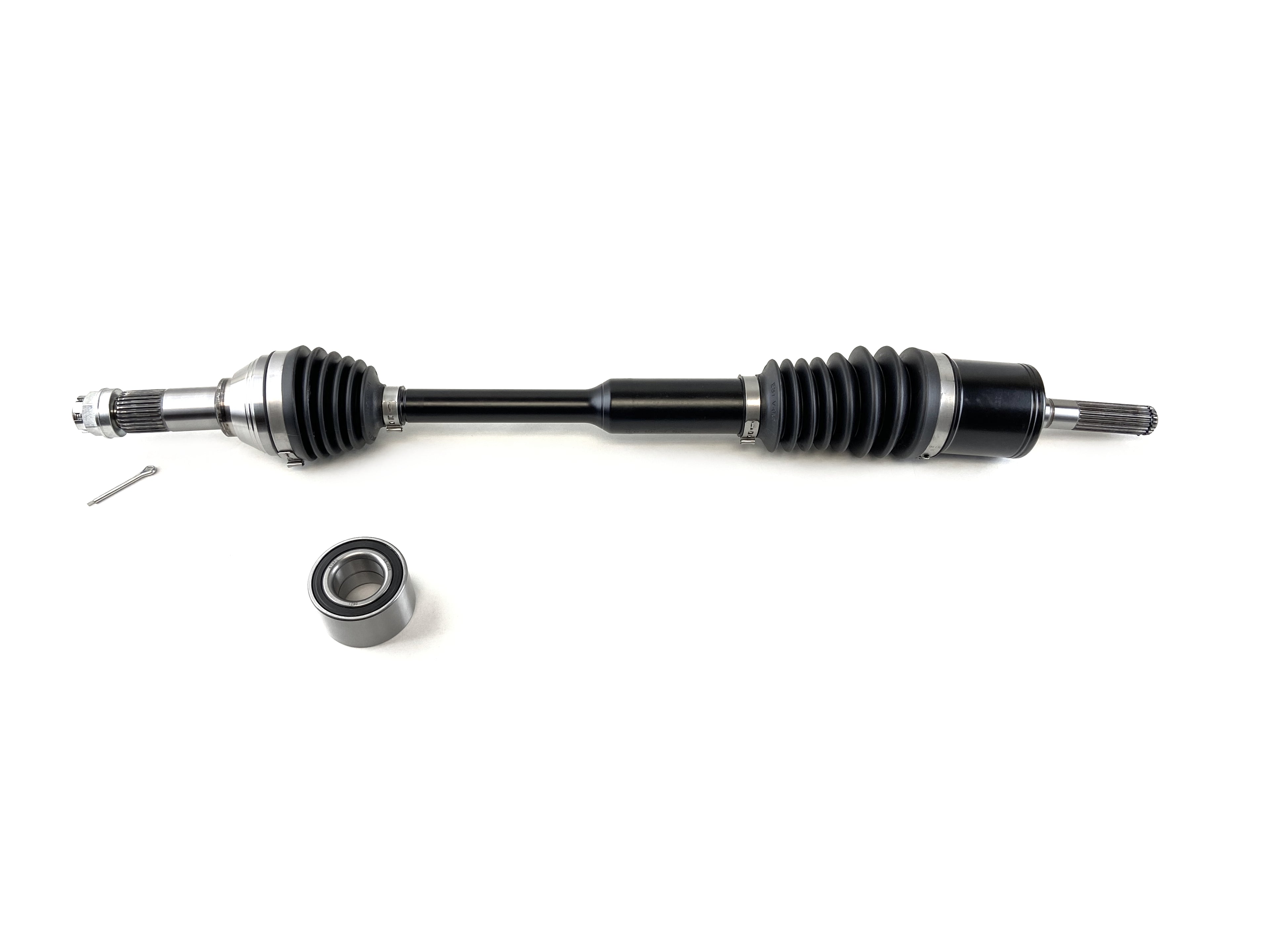 Monster XP Series Front Left CV Axle & Brg for Can-Am 705401802, Telescoping, Built Tough, 4340 Chromoly Steel, Direct Fit, Factory Length with 4" of Travel 1