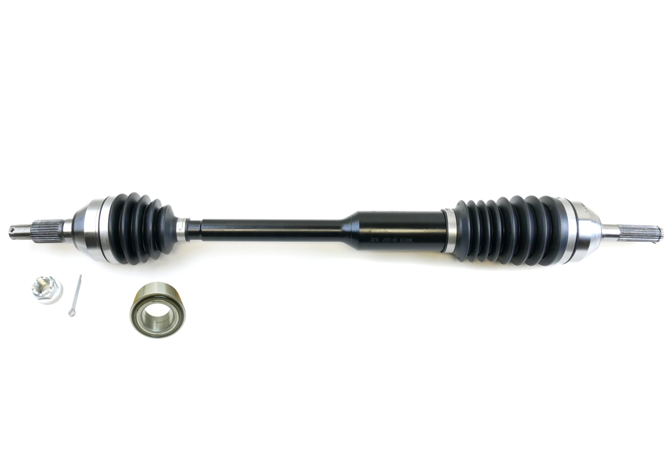 Monster XP Series Front Left CV Axle & Brg for Can-Am 705402097, Telescoping, 4340 Chromoly, Factory Length with 4" of Travel