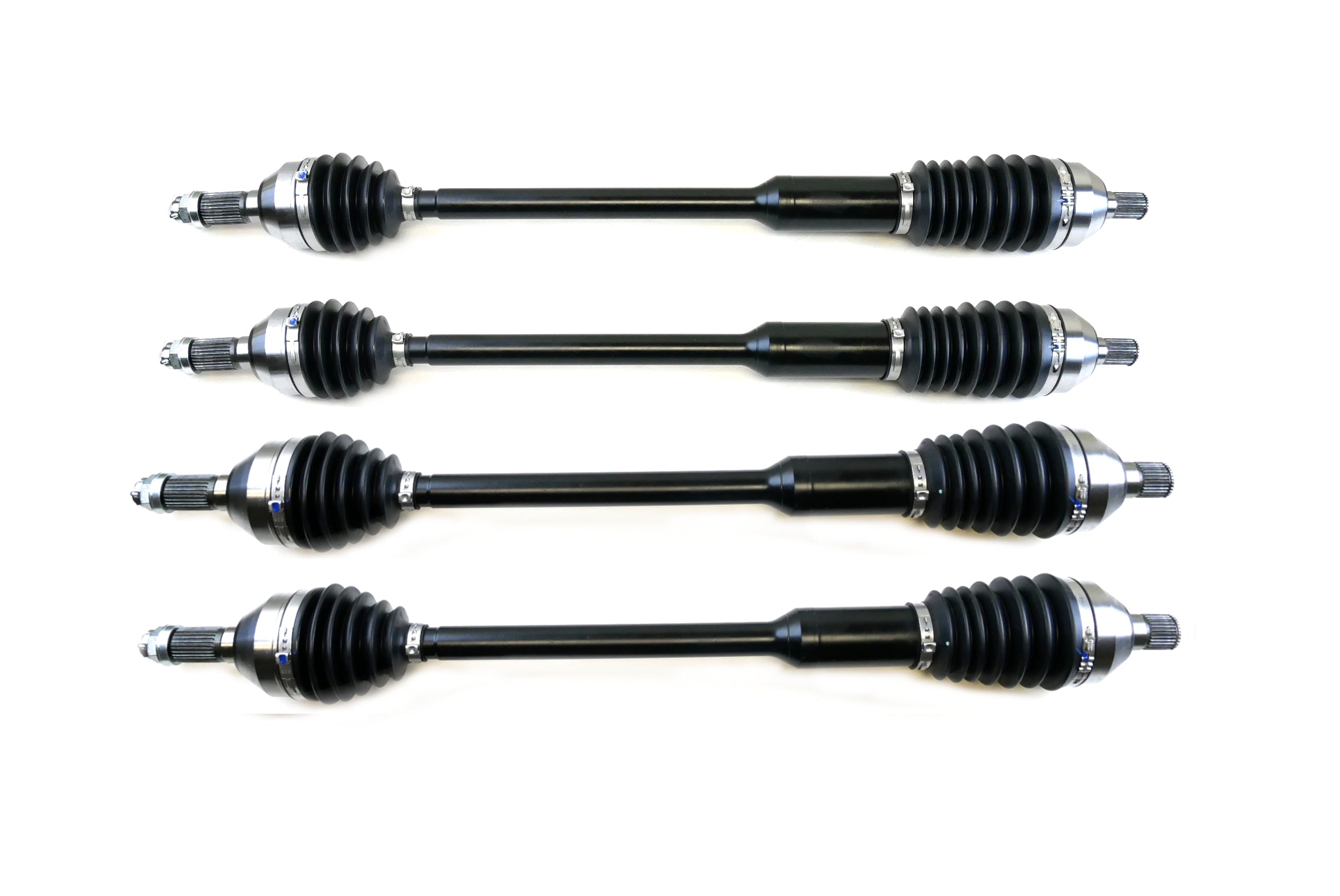 Monster XP Series Full CV Axle Set for Can-Am 705402048 705502362, 705502362, Front & Rear, Telescoping, Built Tough, 4340 Chromoly, Direct Fit, Factory Length with 4" of Travel