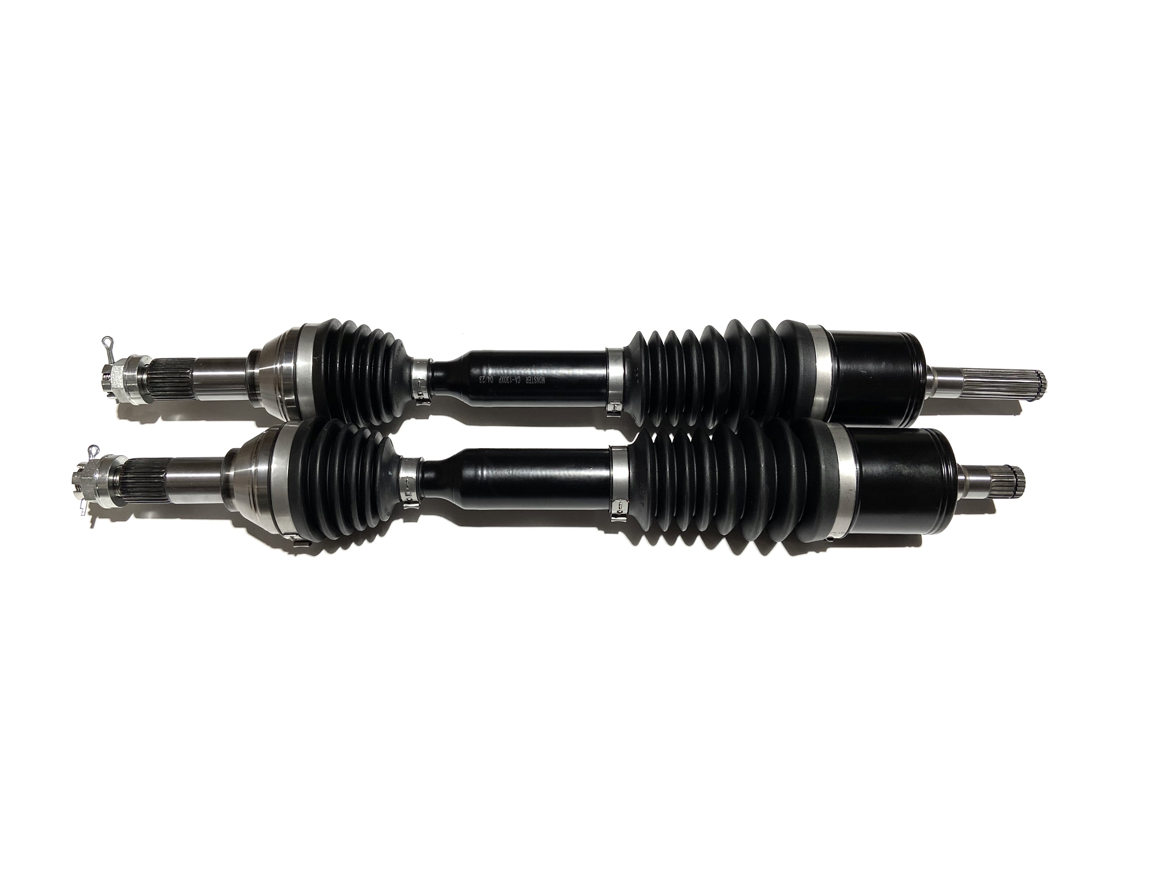 Monster XP Series Front CV Axles for Can-Am Maverick Trail 800 & 1000 2018-2023, 4340 Chromoly Steel , Left & Right, Telescoping, Factory Length with 4" of Travel 1