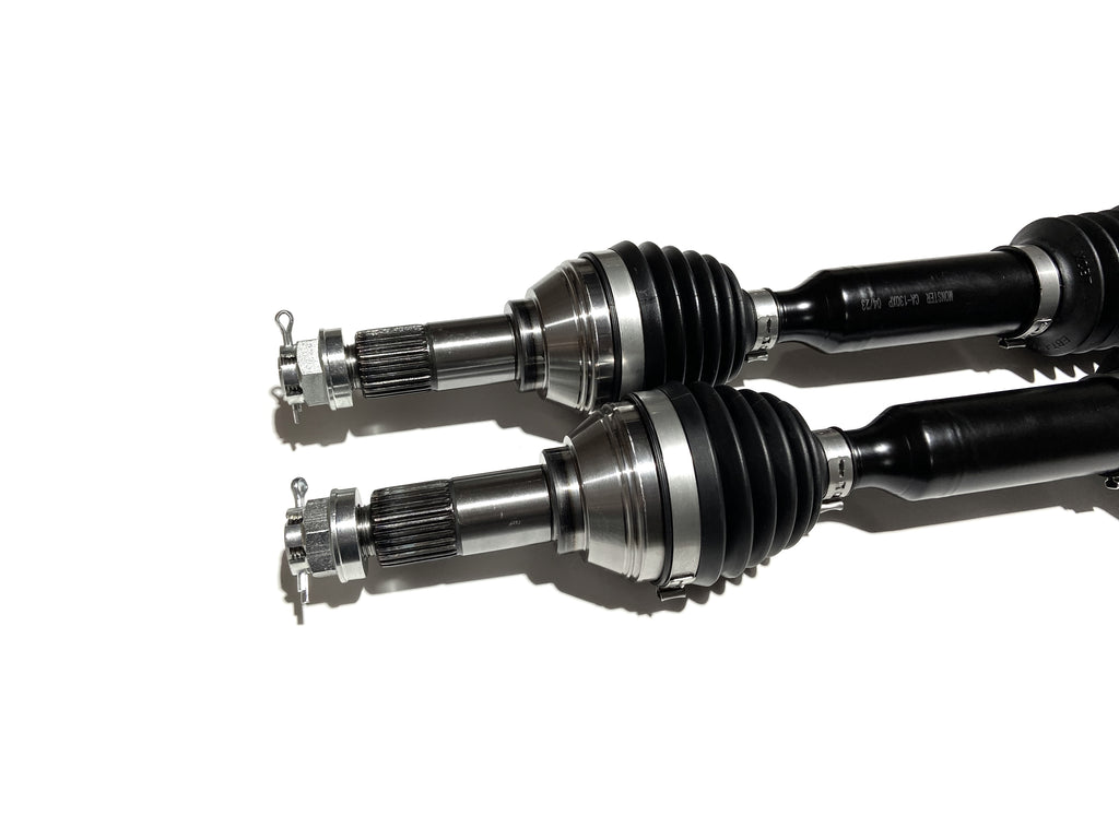 Monster XP Series Front CV Axles for Can-Am Maverick Trail 800 & 1000 2018-2023, 4340 Chromoly Steel , Left & Right, Telescoping, Factory Length with 4" of Travel 3