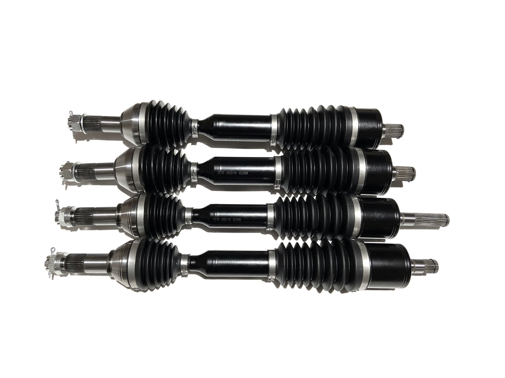 Monster XP Series Full CV Axle Set for Can-Am Maverick Trail 800 & 1000 2018-2023, Front & Rear, Telescoping, Built Tough, 4340 Chromoly Steel, Direct Fit, Factory Length with 4" of Travel