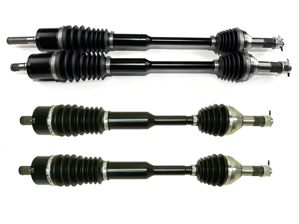 Monster XP Series Full CV Axle Set for Can-Am 705402407, 705402408, 705502831, Telescoping, Built Tough, 4340 Chromoly Steel, Direct Fit, Factory Length with 4" of Travel