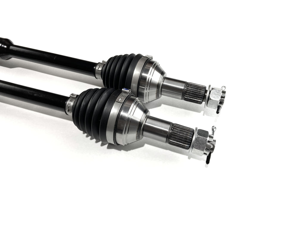 Monster XP Series Full CV Axle Set for Can-Am 705402407, 705402408, 705502831, Telescoping, Built Tough, 4340 Chromoly Steel, Direct Fit, Factory Length with 4" of Travel 4