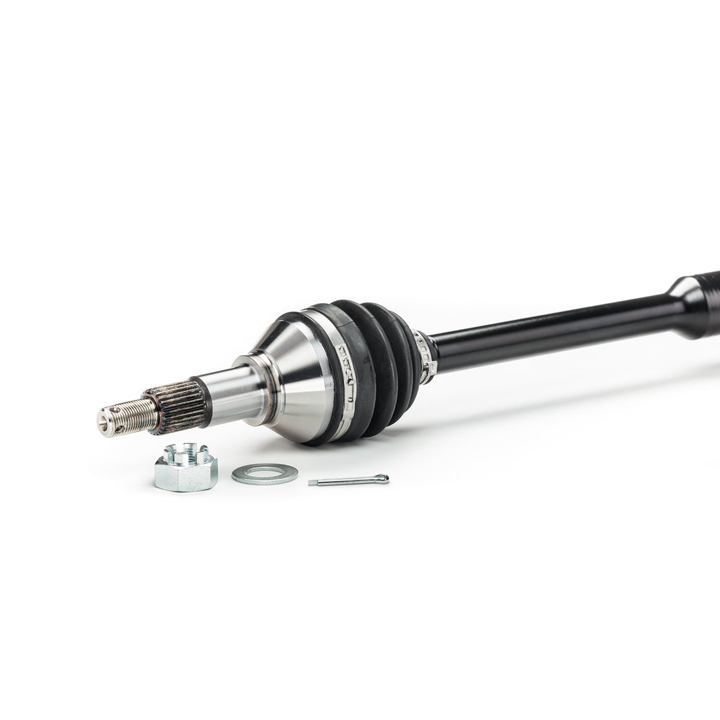 Monster XP Series Front Right CV Axle & Brg for Can-Am 705401236, Telescoping, Built Tough, 4340 Chromoly Steel, Direct Fit, Factory Length with 4" of Travel 4